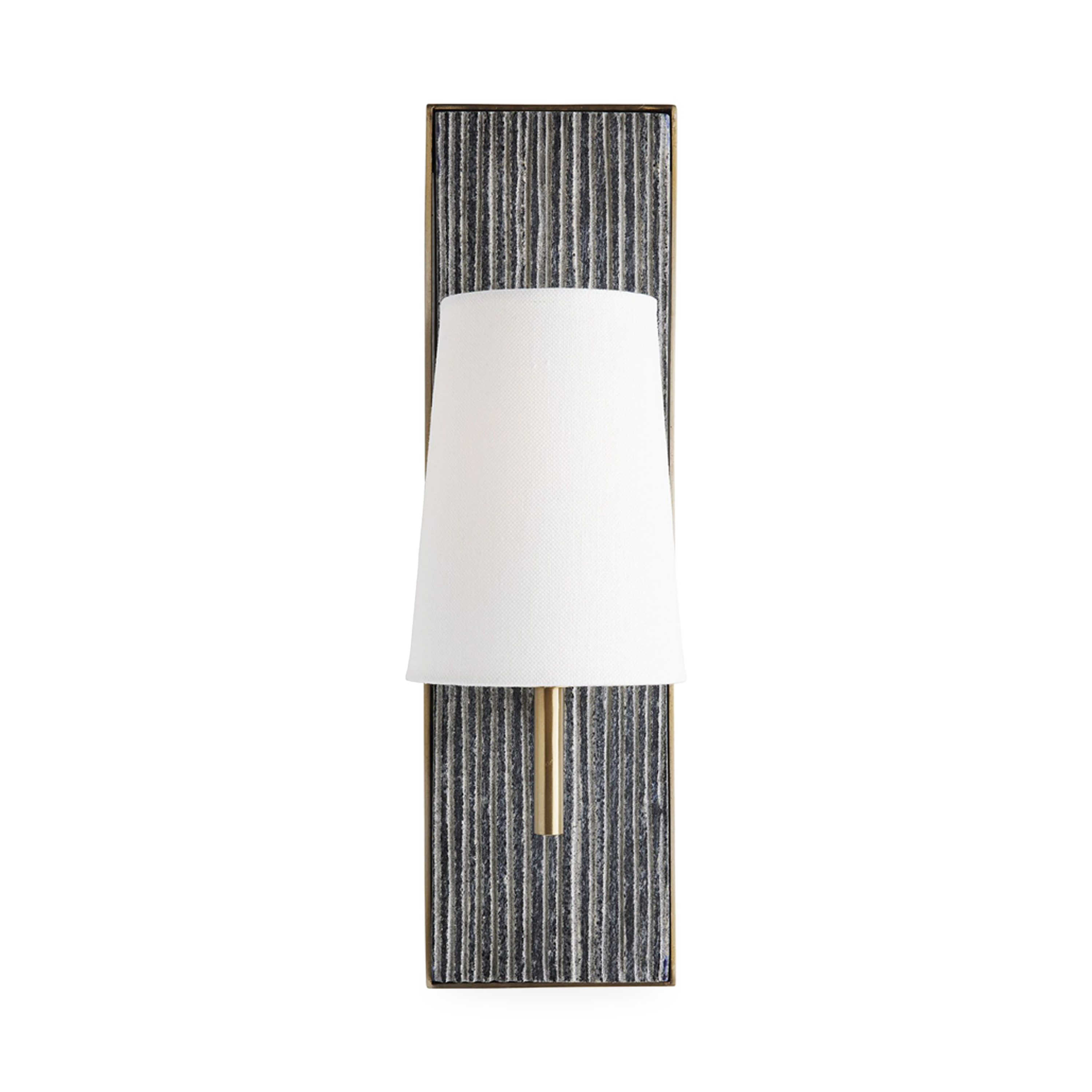 Brass Wall Sconce Light - Vintage Kapri Style for Bedroom, Hallway & Living Room Decor