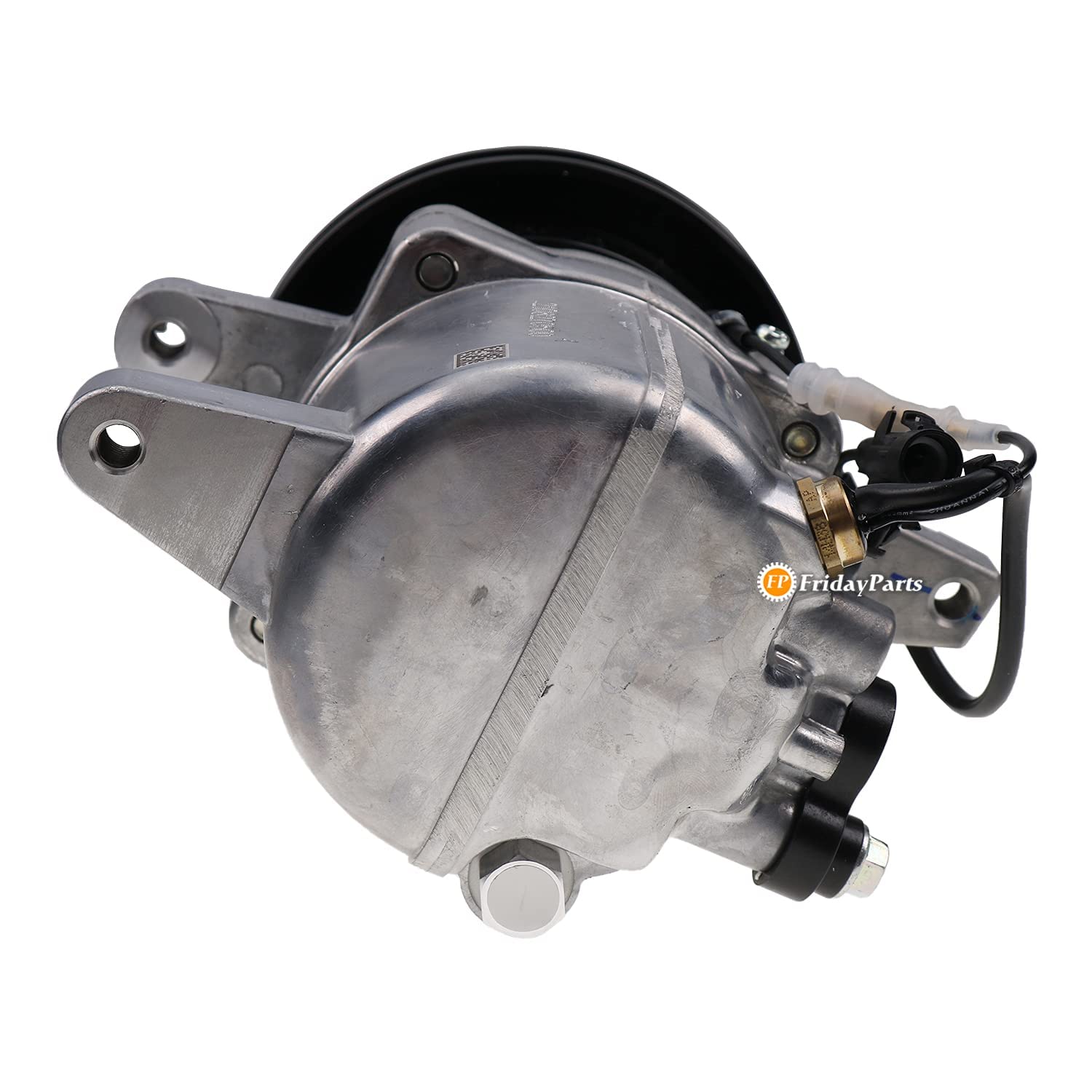 FridayParts RD451-93900 AC Compressor Replacement for Kubota R430 R530 R630 SVL75C SVL75-2C SVL90C SVL95-2SC U35-4 U55 U55-4 | Heavy Duty Air Conditioning System | Perfect for Construction & Agricultural Equipment in Hot Climates