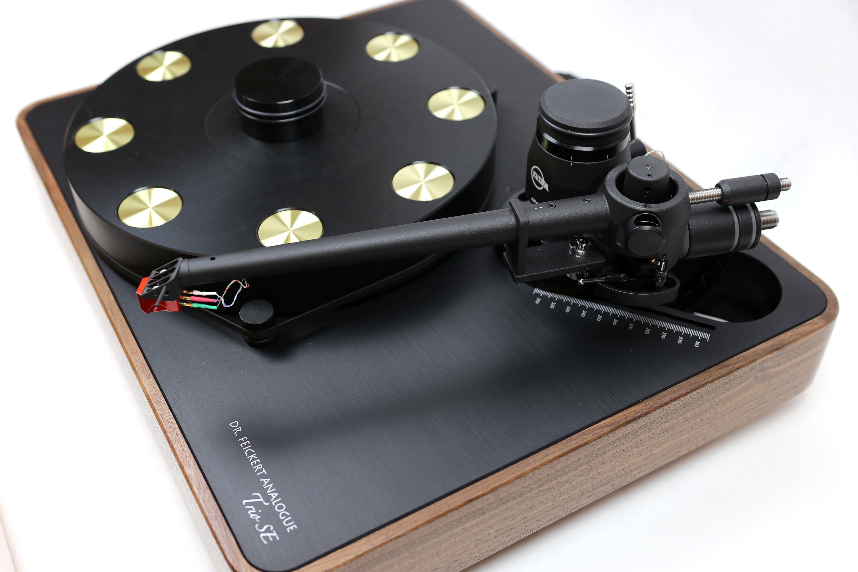 Dr. Feickert Trio SE High-End Turntable - Audiophile Vinyl Record Player with Precision Engineering | Perfect for Home Audio Systems & Music Enthusiasts