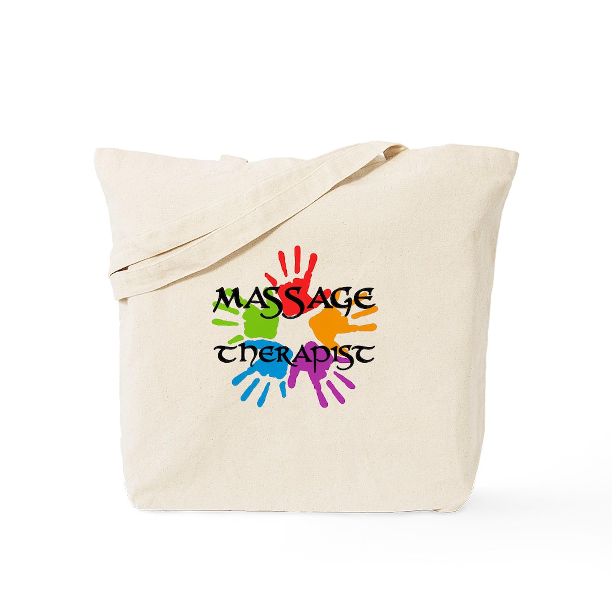Massage Therapist Tote Bag - Natural Canvas Reusable Shopping Bag for Professionals | Perfect for Work, Gifts & Daily Use
