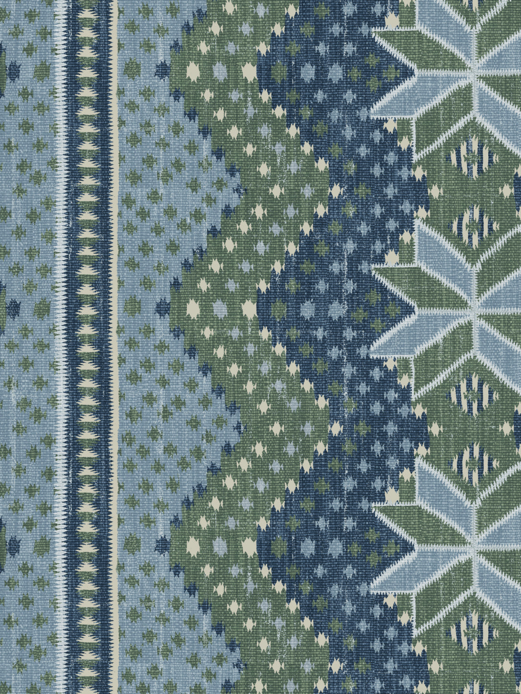 Nathan Turner Northstar Blanket Blue Green Wallpaper - Perfect for Bedroom, Living Room & Nursery Decor