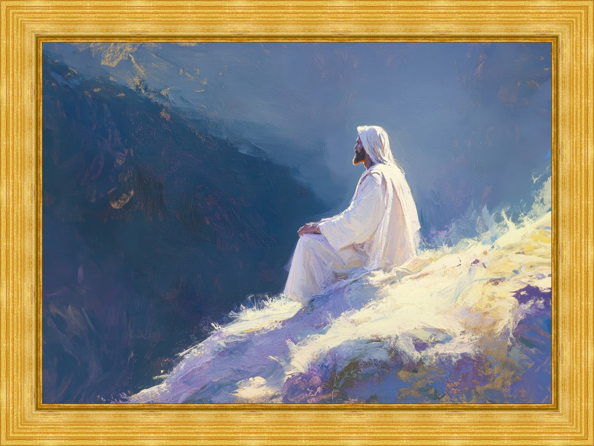 Contemplation Large Wall Art - Modern Abstract Canvas Painting for Living Room, Bedroom & Office Decor | Home & Interior Design