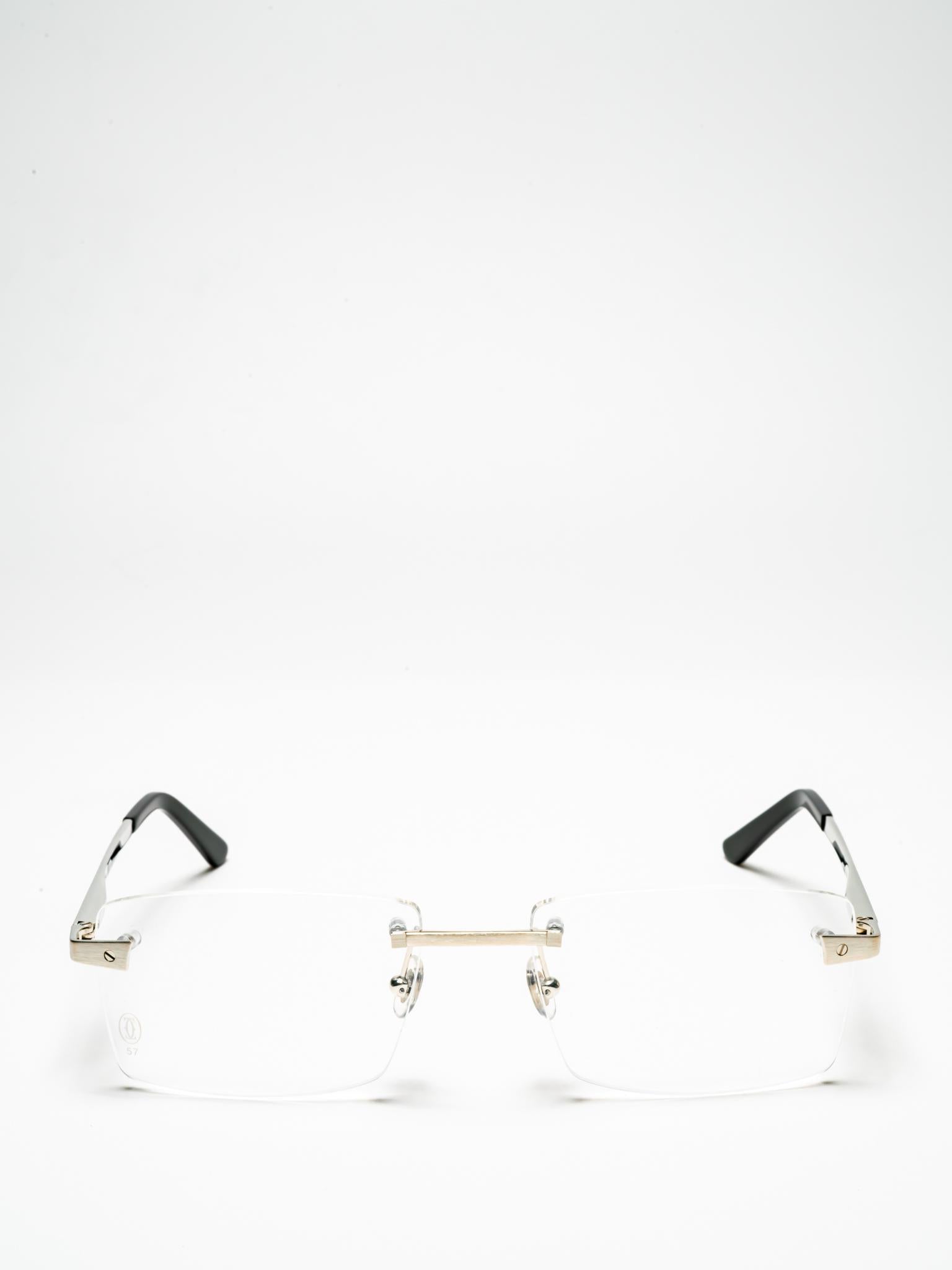 Cartier CT0167O 005 Santos de Cartier Eyeglasses - Luxury Designer Sunglasses for Men & Women | Perfect for Business, Travel & Fashion Events