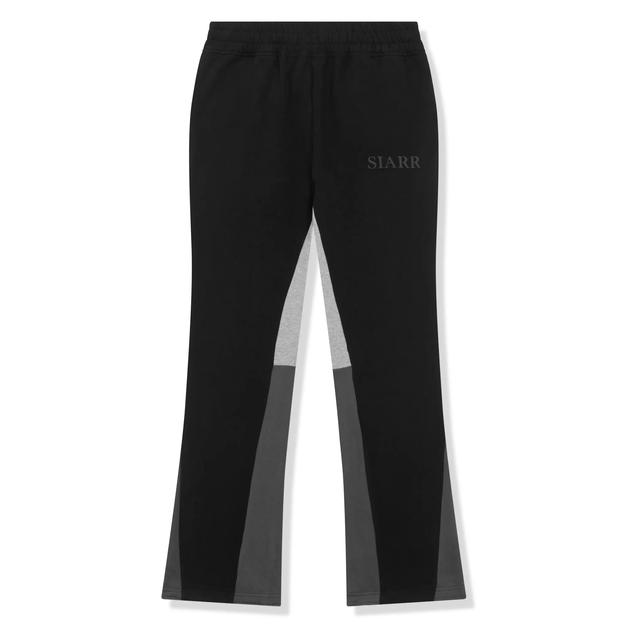 SIARR Women's Black Flared Jogger Pants - High Waisted Lounge Pants for Yoga, Running & Casual Wear