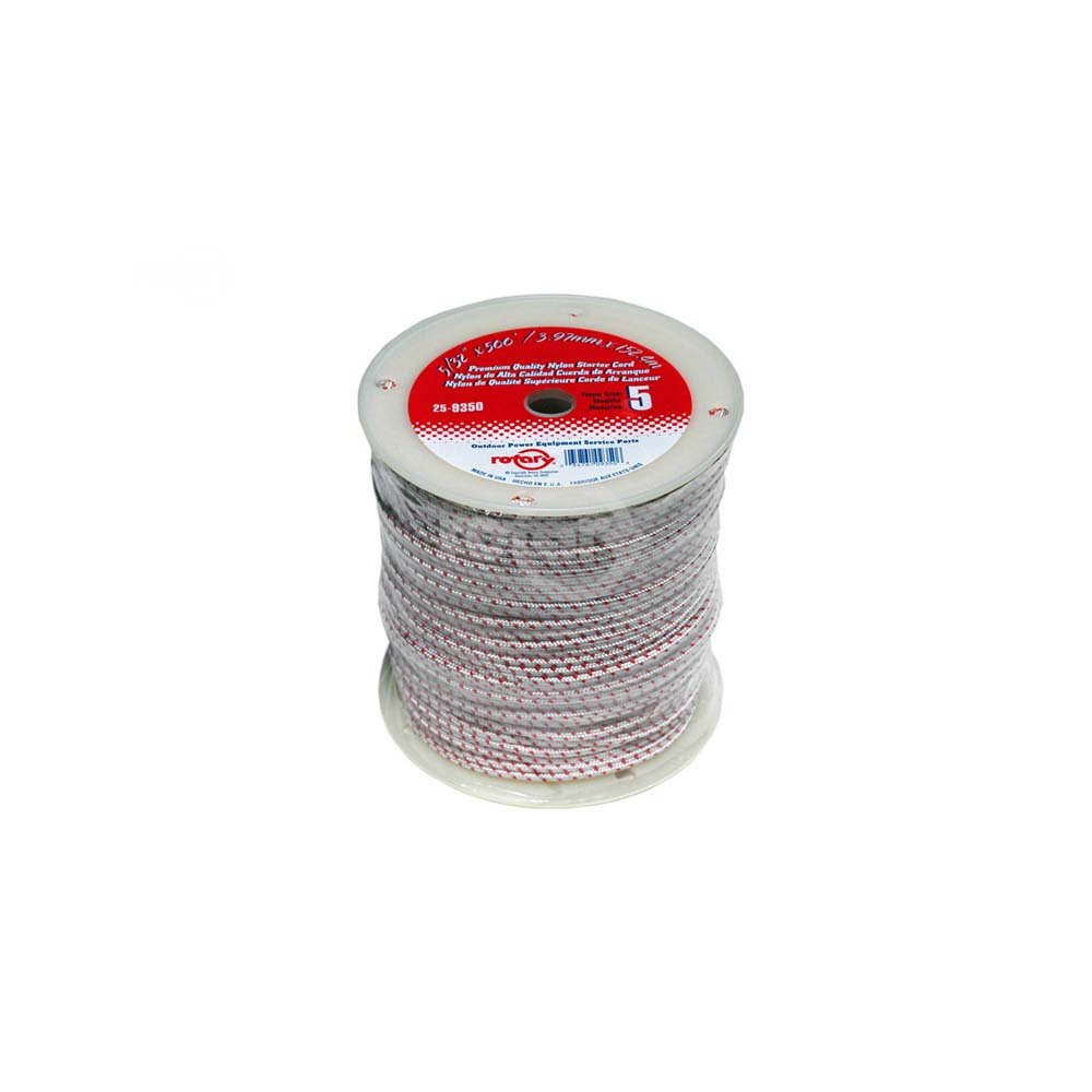 Rotary 9350 Rope #5 Premium 500' Roll Replacement for 146-175 - Heavy-Duty Lawn Mower Replacement Belt for Commercial & Residential Use