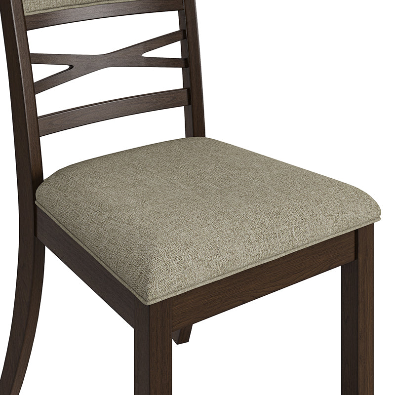 Emilio Classic Dining Chairs Set of 2 - Solid Wood Legs, Modern Kitchen & Dining Room Furniture for Home Decor