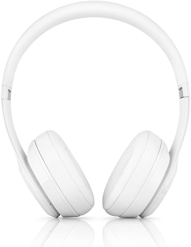 Beats Solo3 Wireless On-Ear Headphones with Apple W1 Chip - Gloss White (Bluetooth, Noise Isolating) for Gym, Travel & Music Lovers