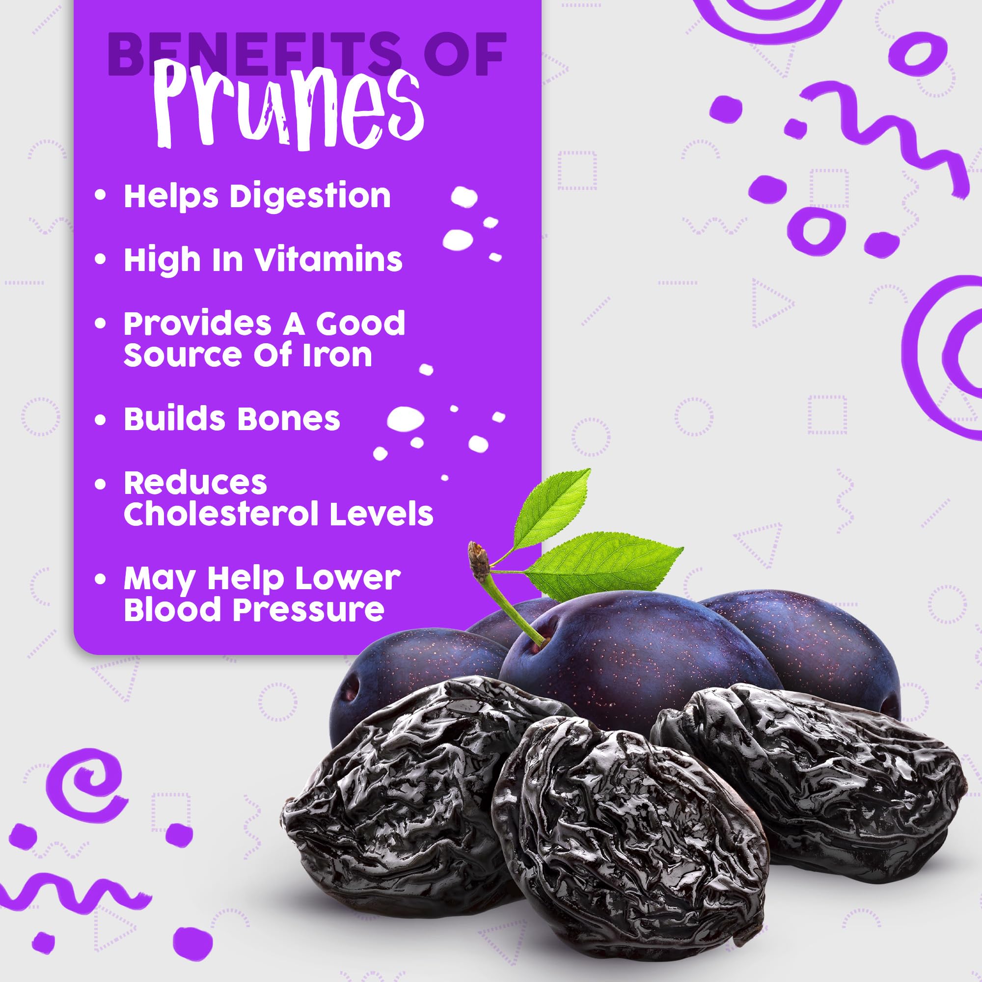Organic Dark Chocolate Covered Dried Prunes - Healthy Vegan Snacks with Natural Probiotics | Non-GMO, Kosher Pareve | Nutritious Dried Fruit for Energy Boost, Weight Management & Gut Health | Perfect for Office Snacking, Travel & Gift Giving (8.8oz Pack)