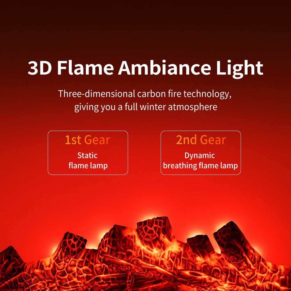1000W Fast Ceramic Space Heater for Indoor Use - 2 Heating Modes & High Wind Capacity - 7 Safety Protections with 1-8 Hour Timer - Perfect for Bathroom, Bedroom & Office - Compact Mini Electric Heater for Winter Warmth & Energy Efficiency