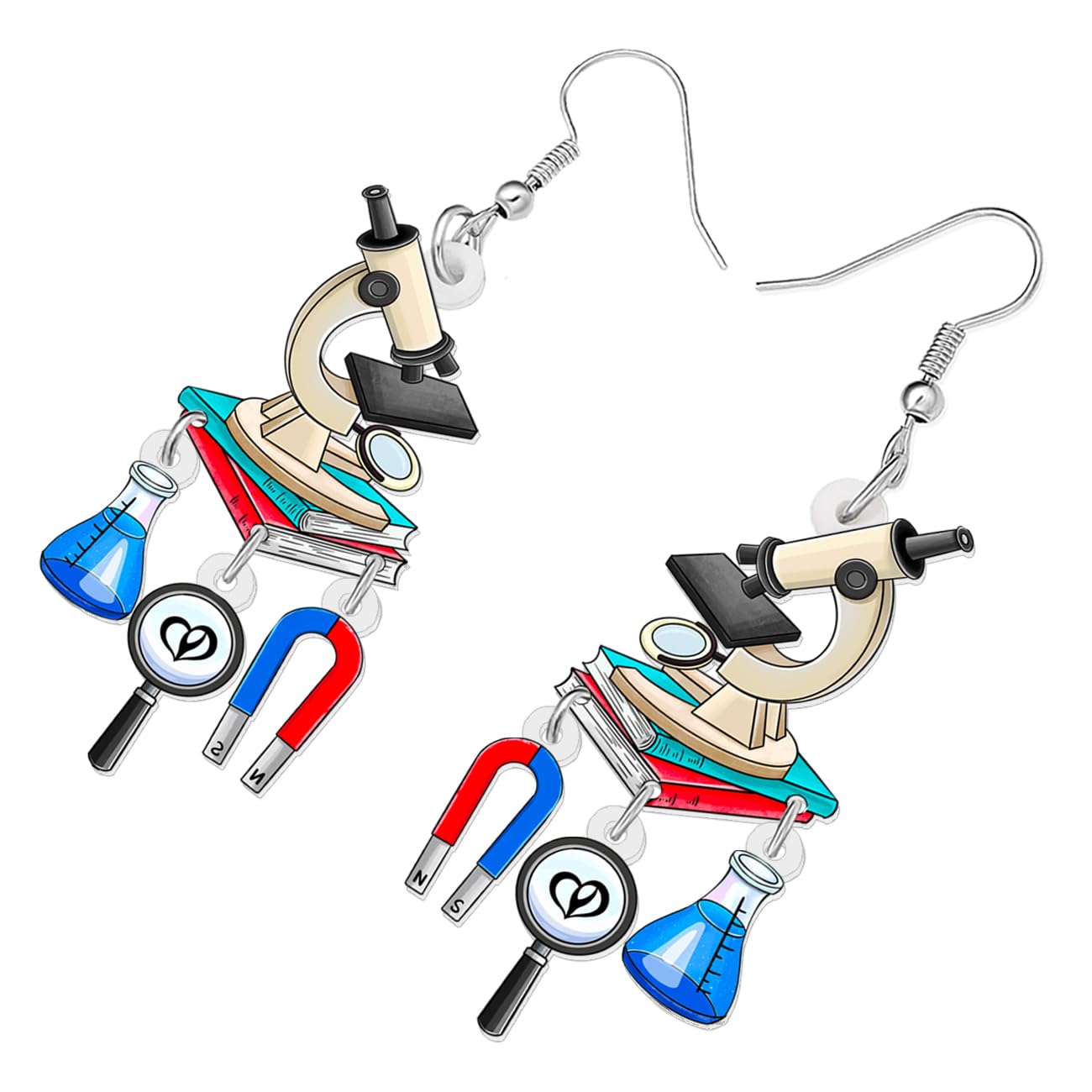 Science Atom Earrings for Women - Chemistry Teacher Gifts for Back to School & Lab