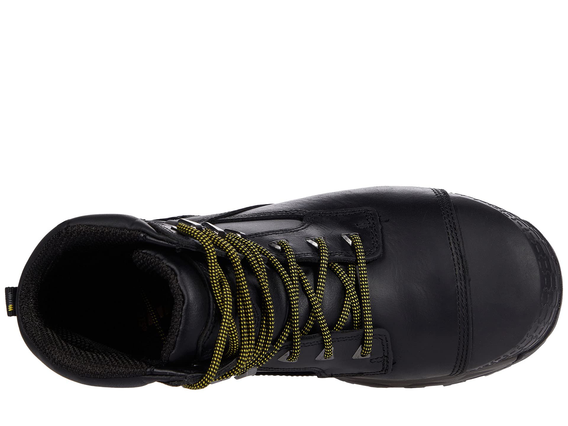Slip Resistant Waterproof Composite Toe Work Boots for Men & Women - Non-Slip Safety Shoes for Construction, Warehouse & Outdoor Work - Black Redrock by Shoes for Crews