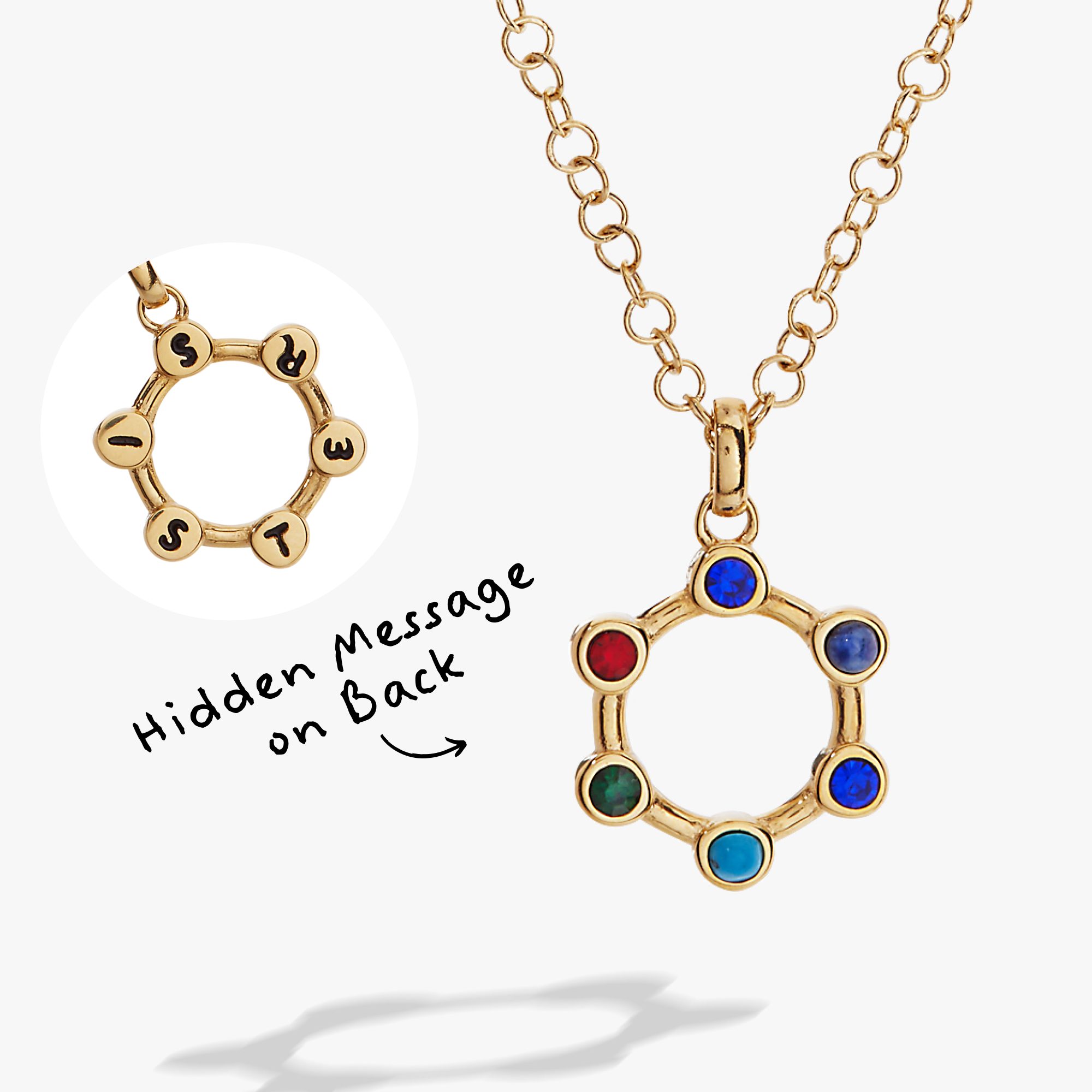Sister Crystal Necklace with Hidden Message - Elegant & Meaningful Jewelry Gift for Sisters, Best Friends, and Loved Ones | Perfect for Birthdays, Anniversaries, and Special Occasions