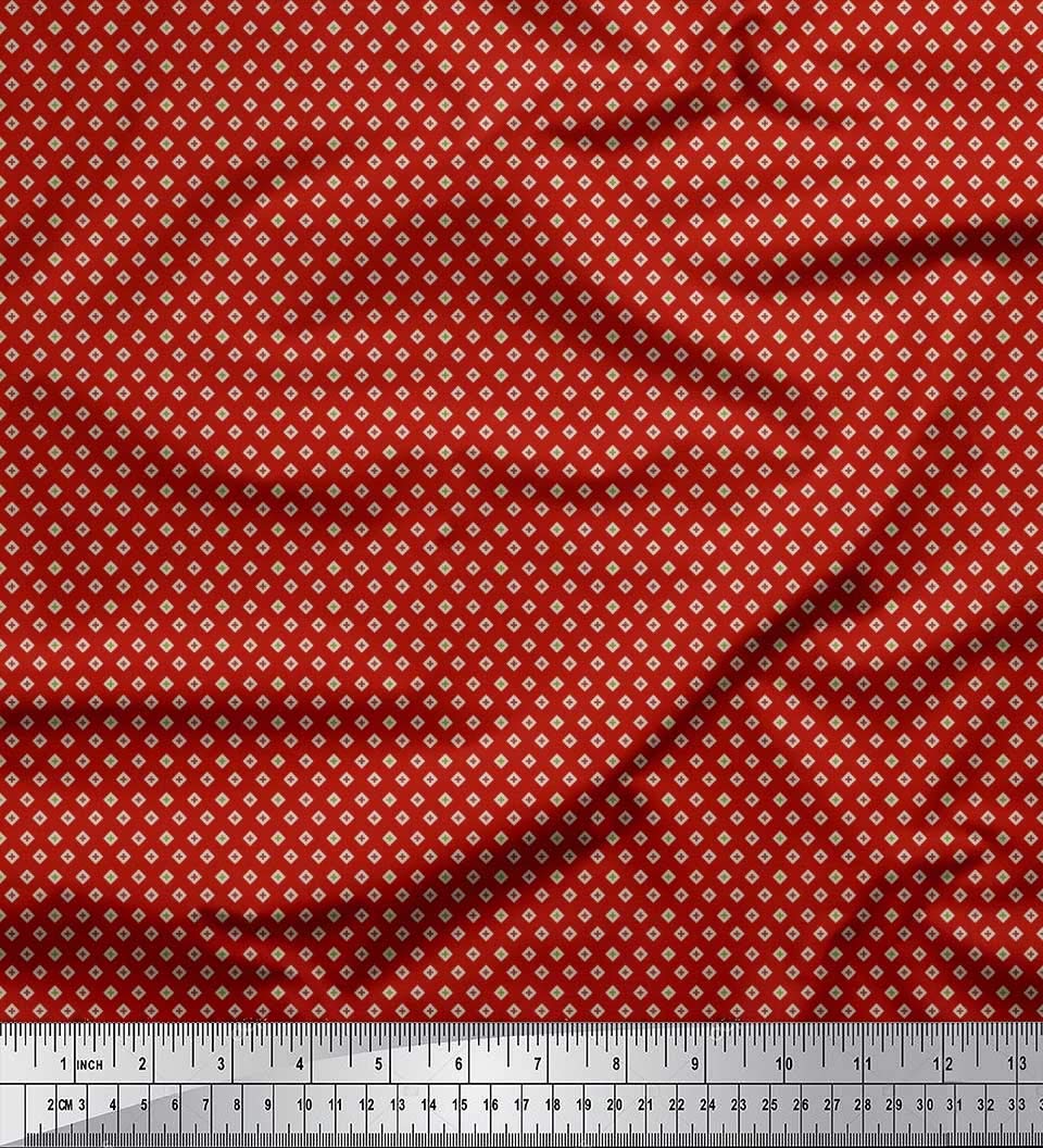 Soimoi Moss Georgette Brown Fabric - 42