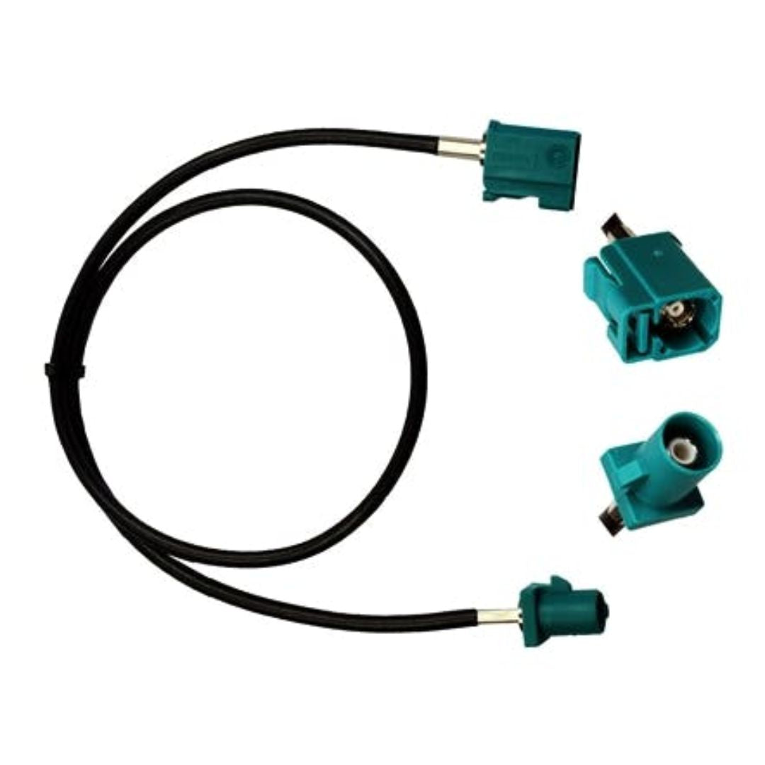 Crux FAK EXT1 FAKRA Extension Cable 1.5ft - High-Speed Automotive Antenna Cable for Car Audio, GPS & Satellite Radio Systems