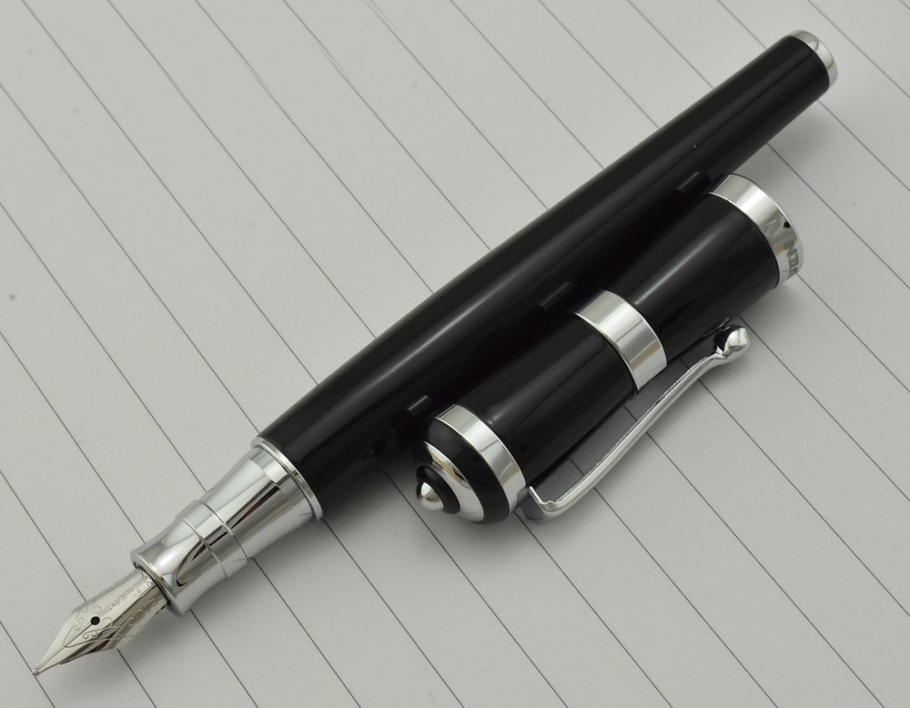 Premium Asvine Fuliwen Luxury Fountain Pen - Fine Nib Calligraphy Writing Pen with Ink Converter | Executive Business Gift for Professionals | Perfect for Signing Documents, Journaling & Elegant Correspondence