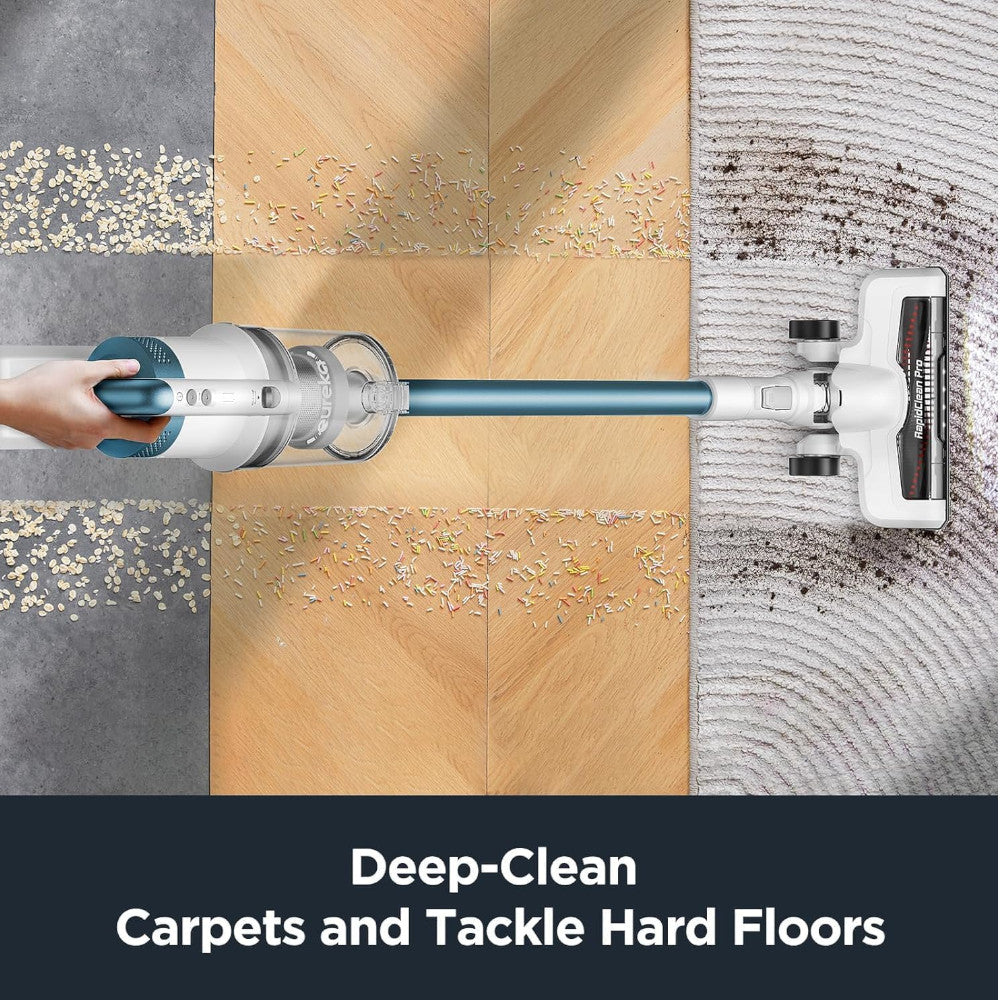 EUREKA NEC280TL RapidClean Pro Cordless Vacuum Cleaner - Lightweight Stick Vacuum with Powerful Suction for Pet Hair & Hard Floors | Home Essentials Warranty Included | Perfect for Quick Cleanups & Daily Home Maintenance