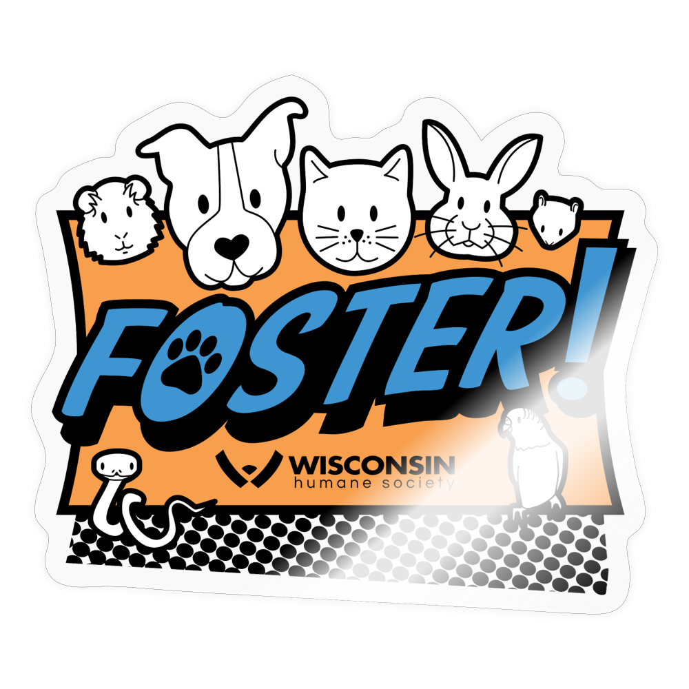 Foster Logo Sticker - Premium Vinyl Decal for Laptops, Cars & Water Bottles - Customizable Design for Personalization & Branding