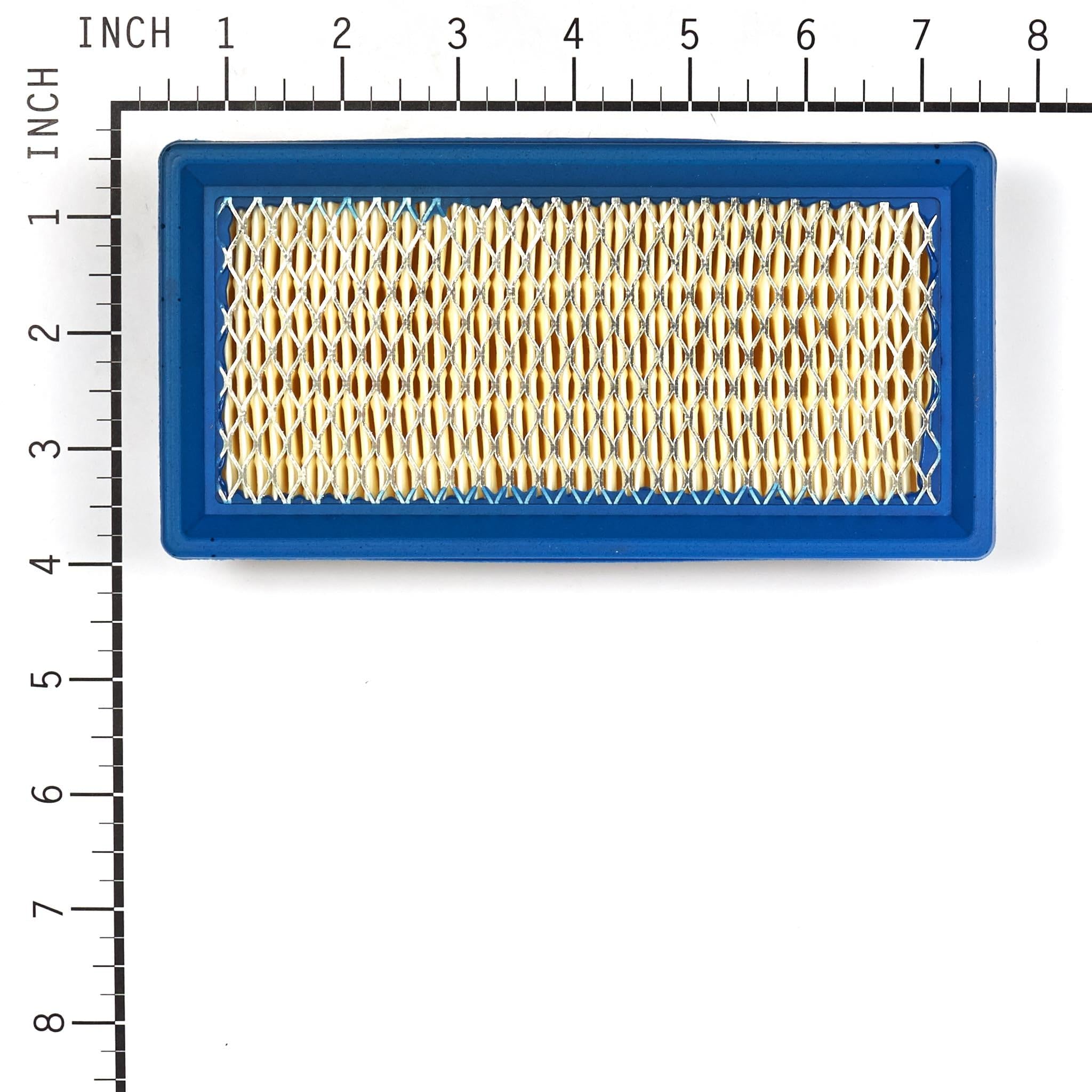 Briggs & Stratton 491384 Replacement Flat Air Filter Cartridge - Compatible with Lawn Mowers, Generators & Small Engines - Improves Engine Performance & Airflow