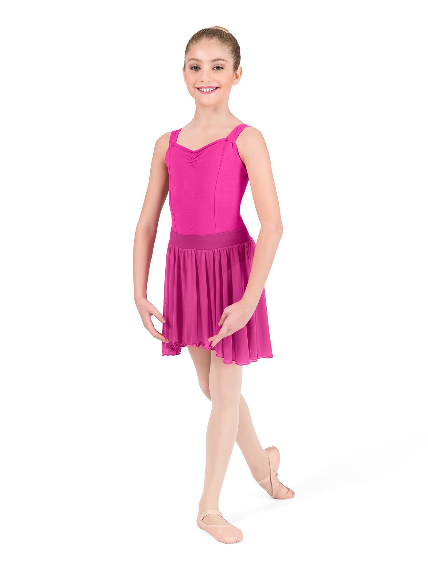 Economy Pull-On Mesh Ballet Skirt for Girls - Dance & Performance Wear