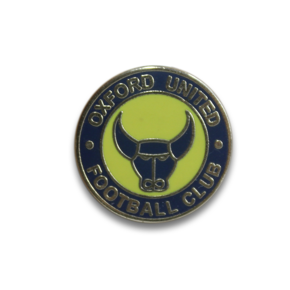 Vintage Oxford United FC Enamel Pin Badge - Collectible Football Club Memorabilia for Fans & Supporters - Perfect for Jackets, Hats, Bags & Scarf Display