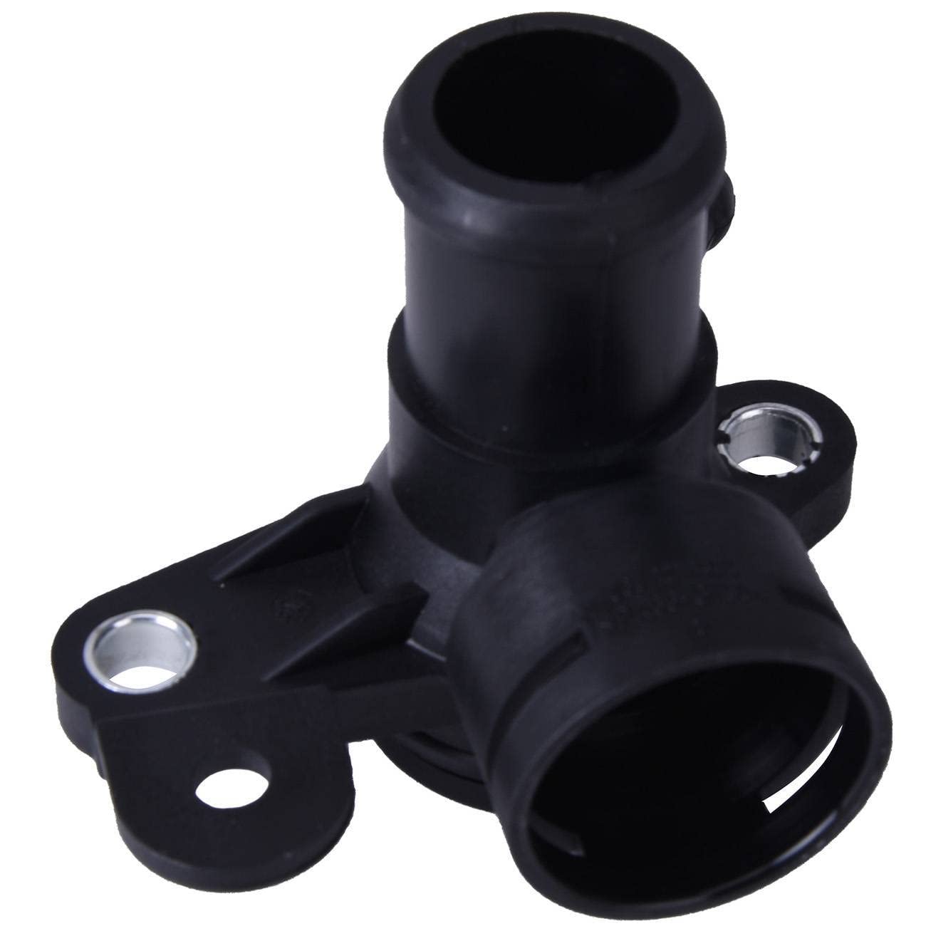06J121132G 1x Water Outlet Engine Cooling Hose Connector Replacement for VW Audi - Durable Aluminum Alloy Coolant Pipe Fitting for Automotive Repair & Maintenance