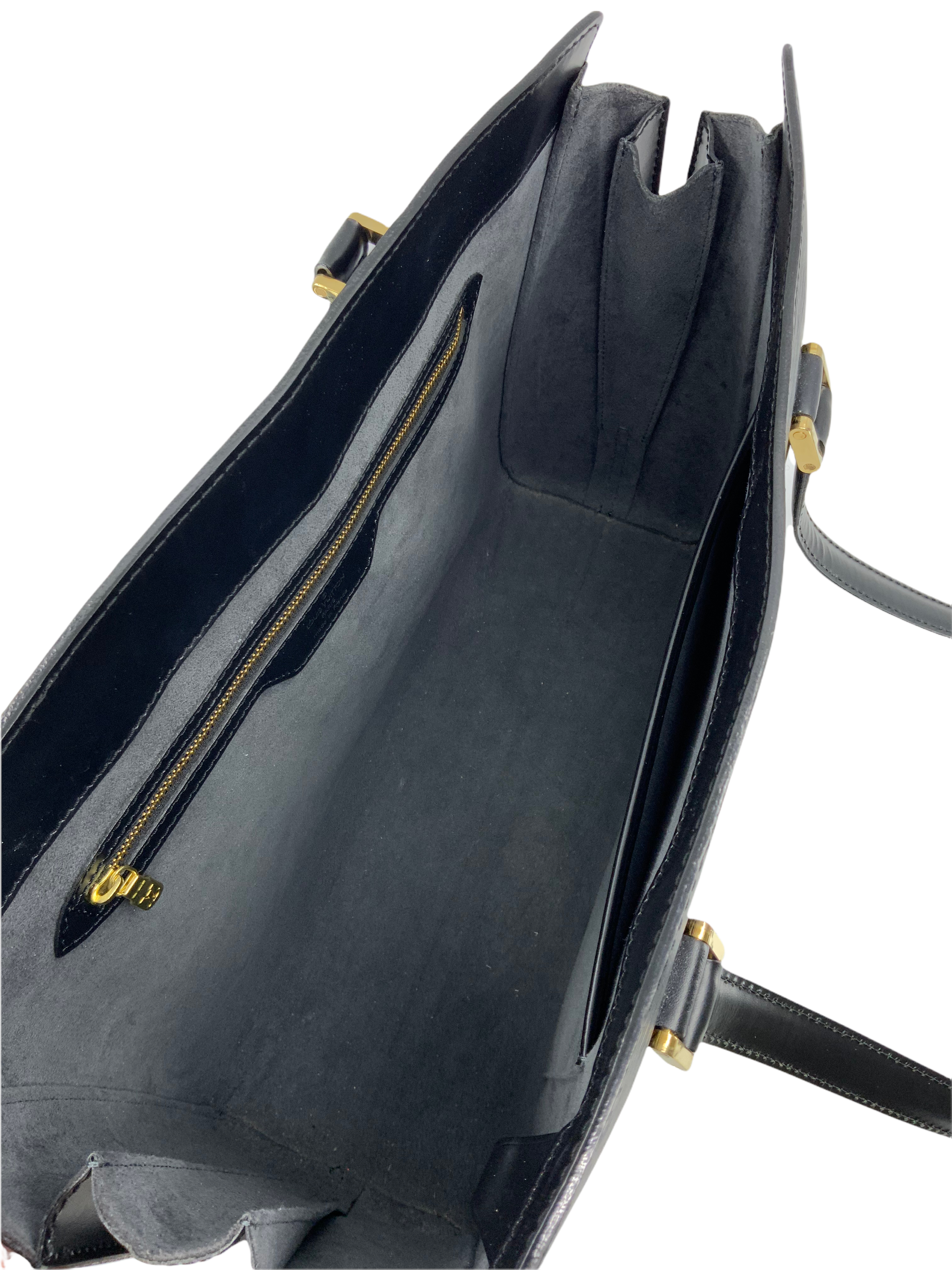 Authentic Louis Vuitton Epi Leather Duplex Crossbody Bag for Women - Luxury Designer Handbag Perfect for Work, Travel & Evening Events
