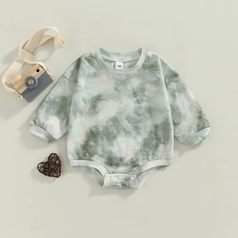 **FYBITBO Baby Romper - Oversized Unisex Onesie, Retro Sweatshirt Top for Boys & Girls | Cozy Fall & Winter Outfit for Infants | Perfect for Playdates, Family Photos & Holiday Events**