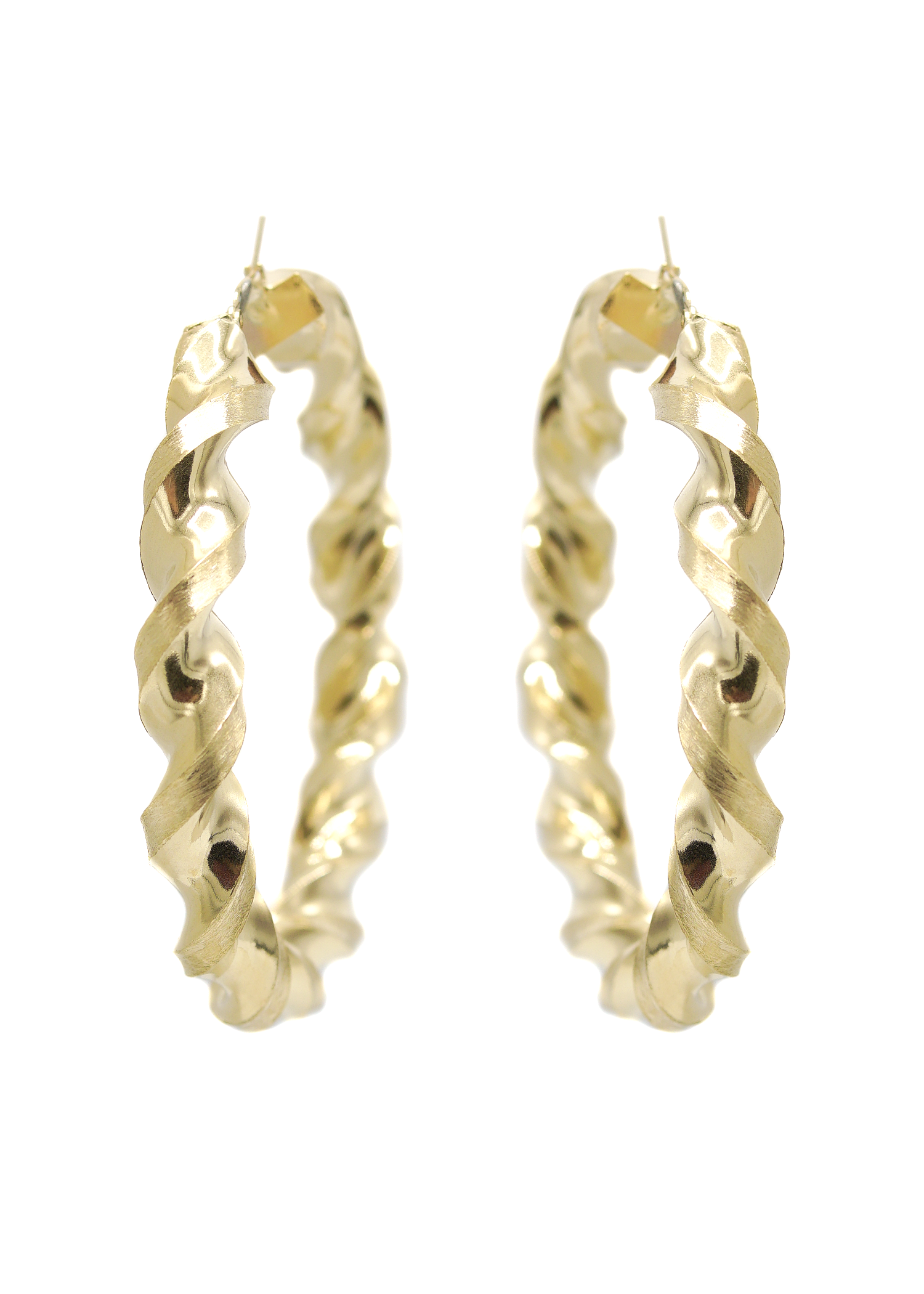 10K Gold Hoop Earrings for Women - Adjustable Size & Customizable Design | Perfect for Everyday Wear, Parties & Special Occasions
