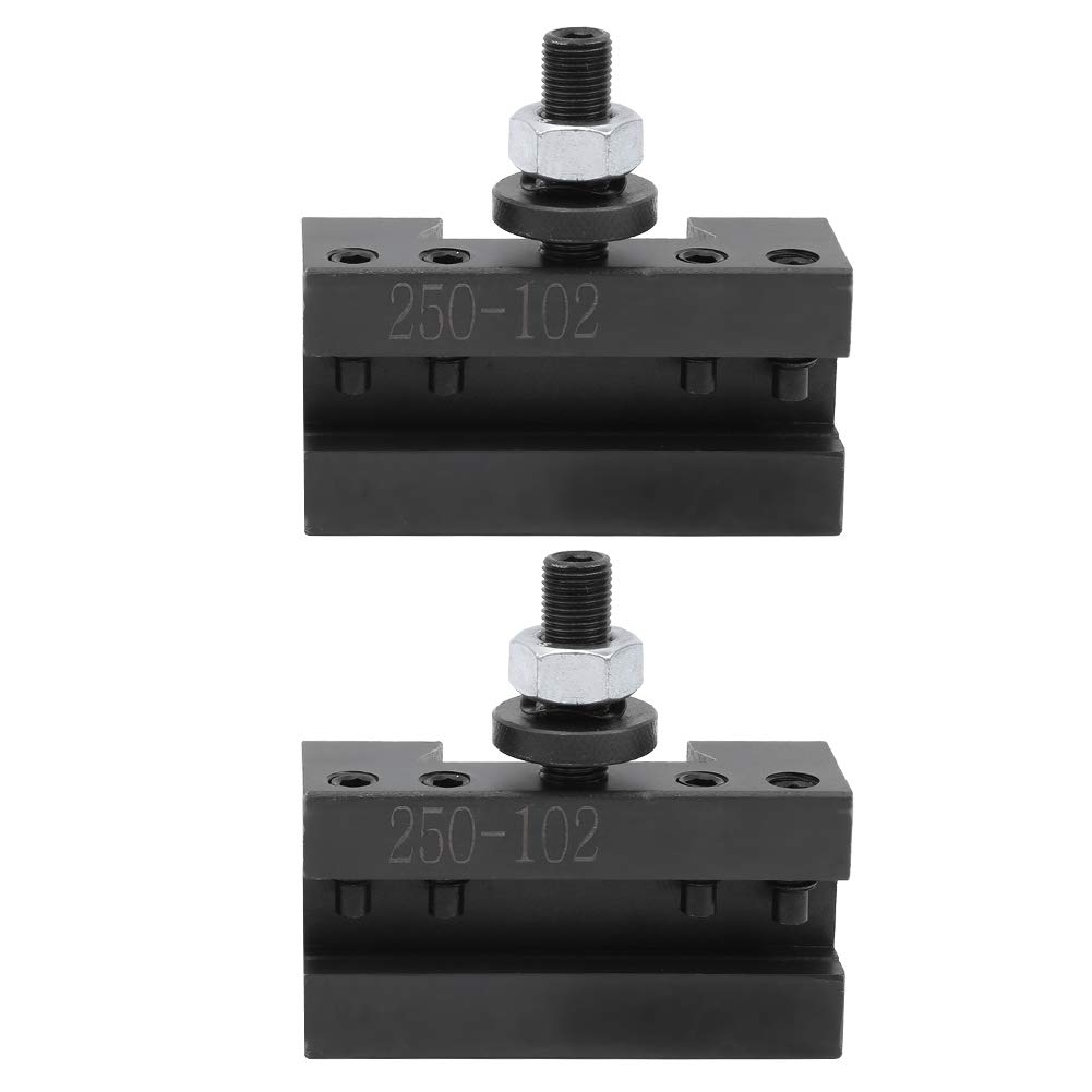 2-Piece High-Speed Steel Quick Change Boring Tool Set - CNC Turning Tool Holder Clamp 250-102 for Hardened Metals | Lathe Machining, Metalworking, Industrial Manufacturing