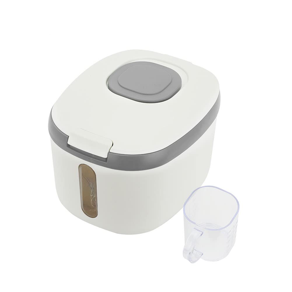 5Kg Airtight Food Storage Container - Nano Bucket Insect & Moisture Proof Rice Cylinder for Kitchen, Pantry, Grains, Flour, Sugar (Color: B) - Perfect for Organizing Dry Goods, Baking Supplies & Bulk Food Storage