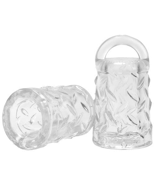 Oxballs Gripper Nipple Suckers - Clear Silicone Nipple Clamps for Adults, BDSM & Sensual Play - Perfect for Couples Play, Nipple Stimulation & Erotic Enhancement