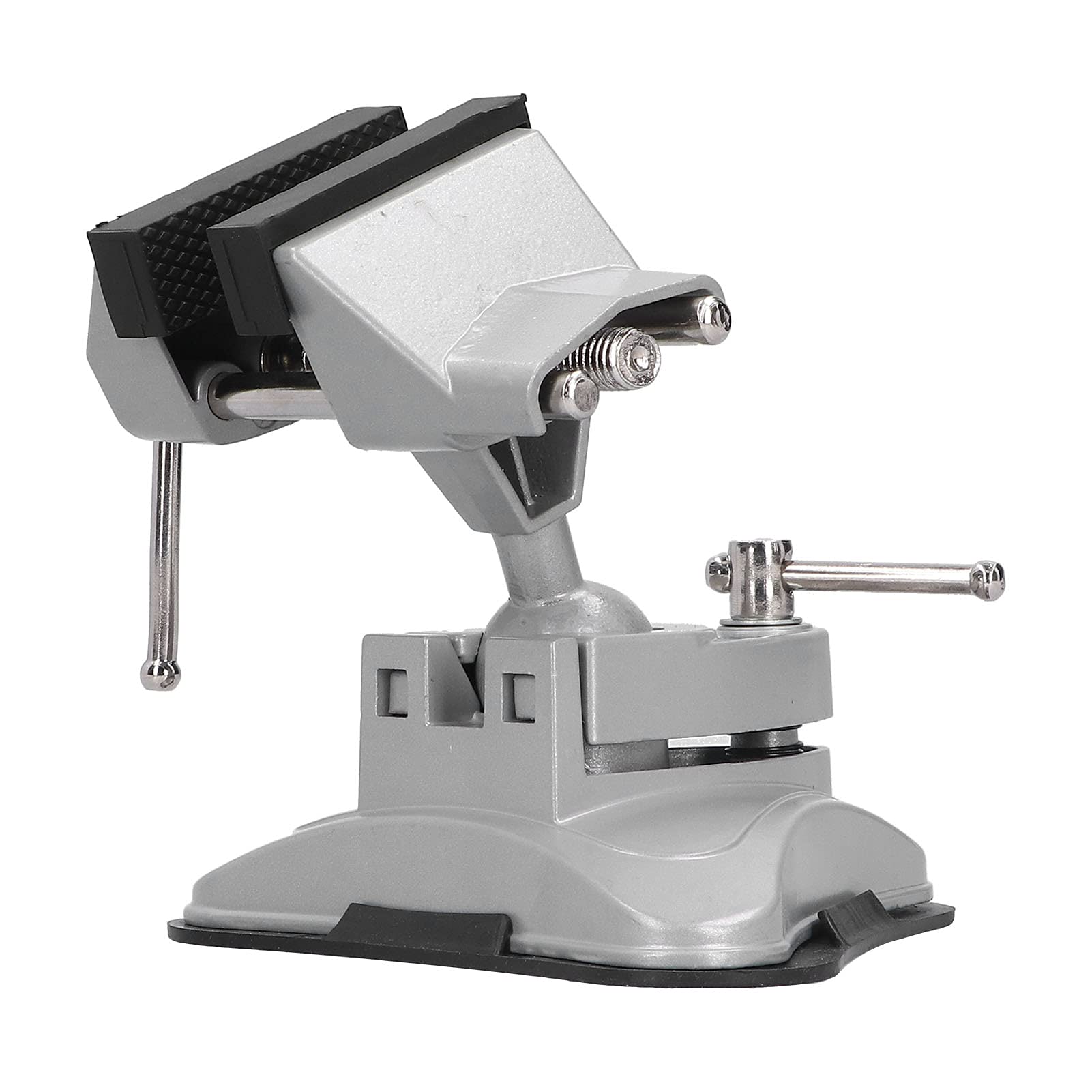 Aluminum Alloy Flat Push Table Vise - Heavy Duty Bench Clamp for Woodworking, DIY Projects & Carpentry | Secure Workpieces for Drilling, Sanding & Sawing