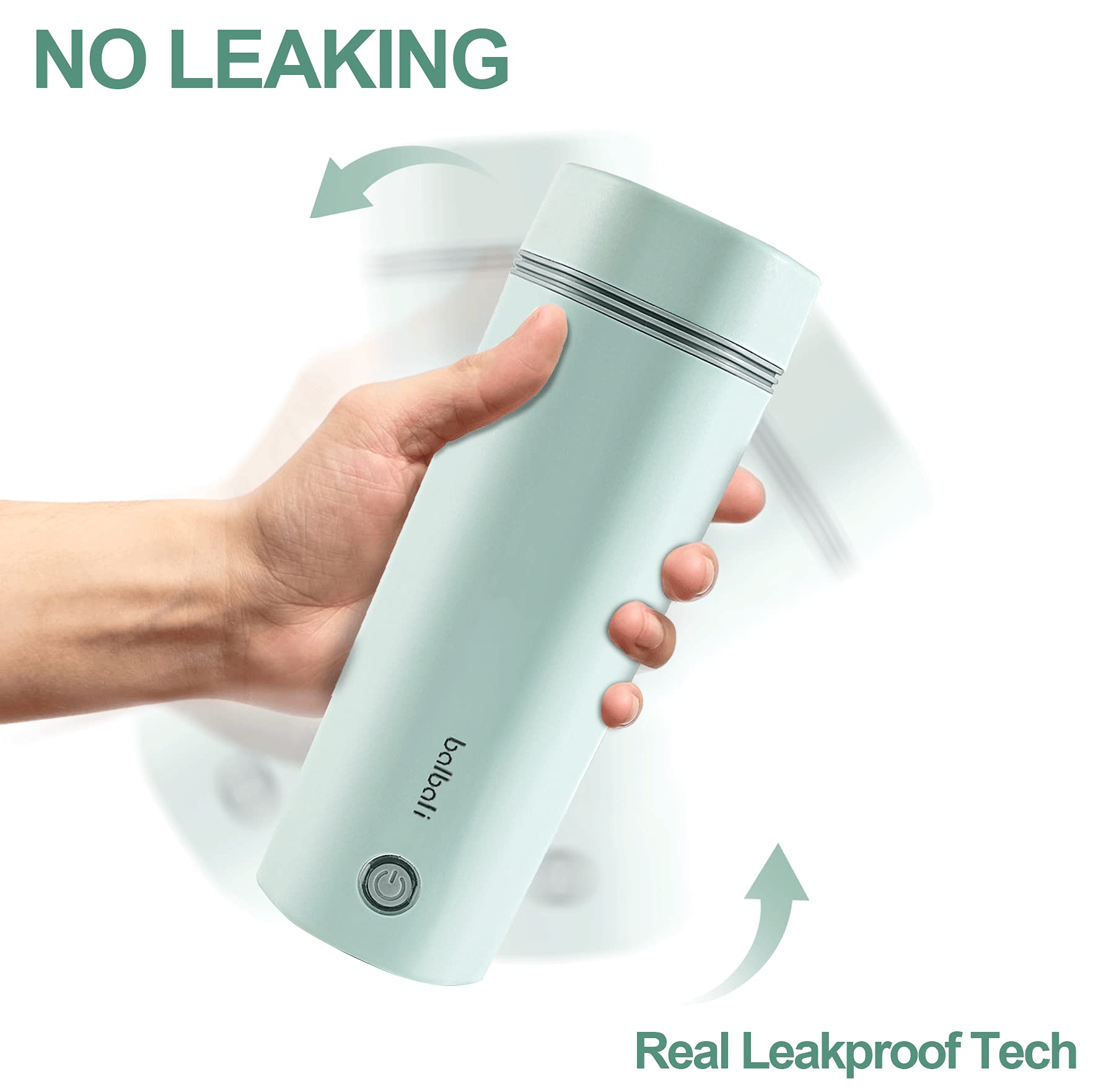 Balbali 12oz Portable Electric Travel Kettle - Fast Boiling Water Heater for Tea, Coffee & Instant Meals | Compact USB-Powered Water Boiler for Camping, Hotels, Dorms & Office Use