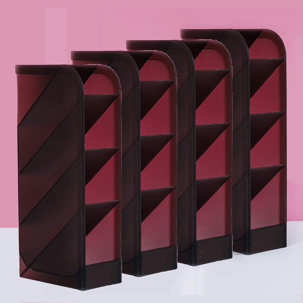 Multifunctional ACCP Desktop Organizer - Creative Makeup & Stationery Storage Box, Pen Holder with Oblique Insertion | Perfect for Office, School & Home Workspace Organization