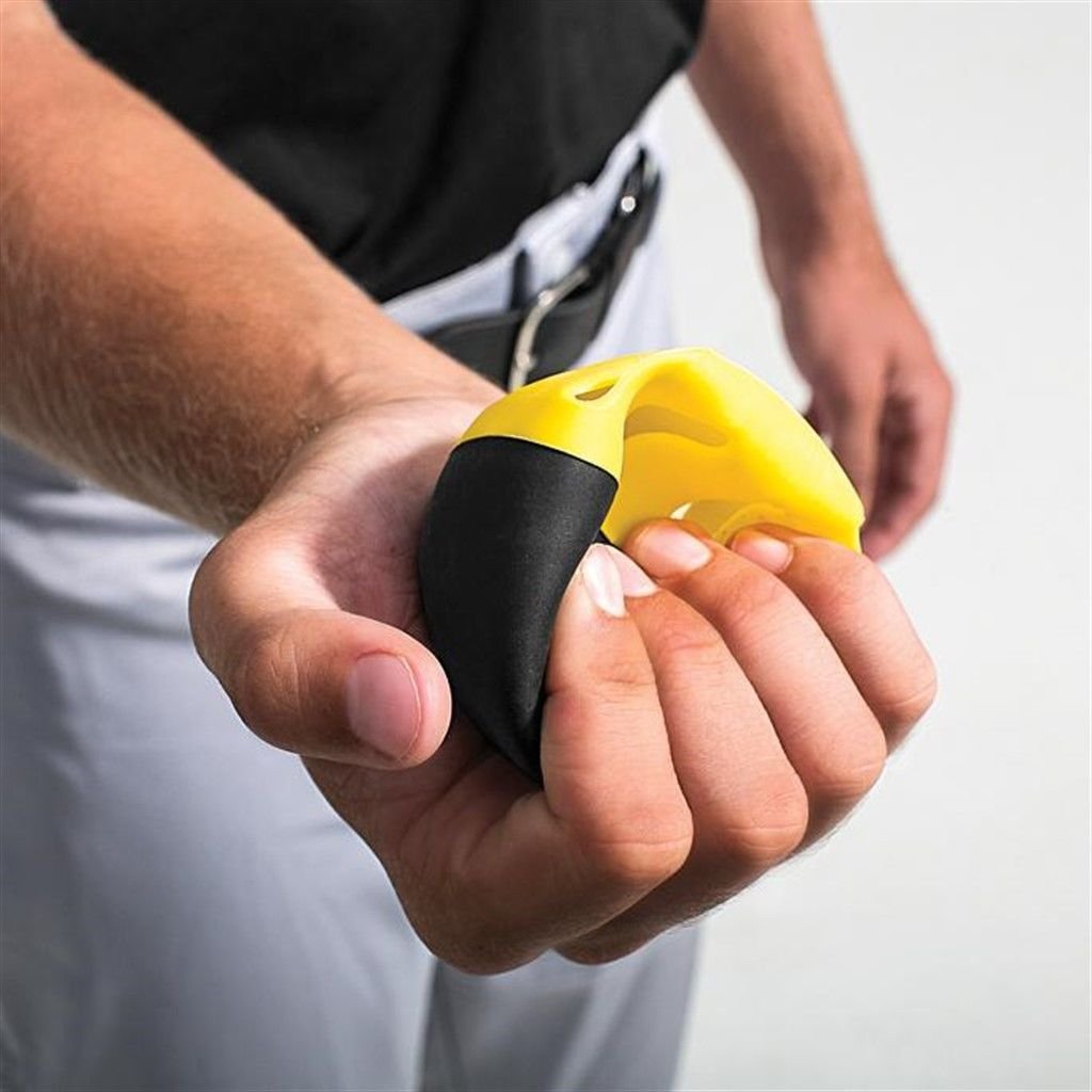 SKLZ Premium Impact Limited-Flight Training Baseballs - Improve Swing Power for Baseball & Softball | Indoor/Outdoor Practice | Includes Mini Balls (Yellow/Black) | Perfect for Batting Drills, Backyard Training & Team Practice Sessions
