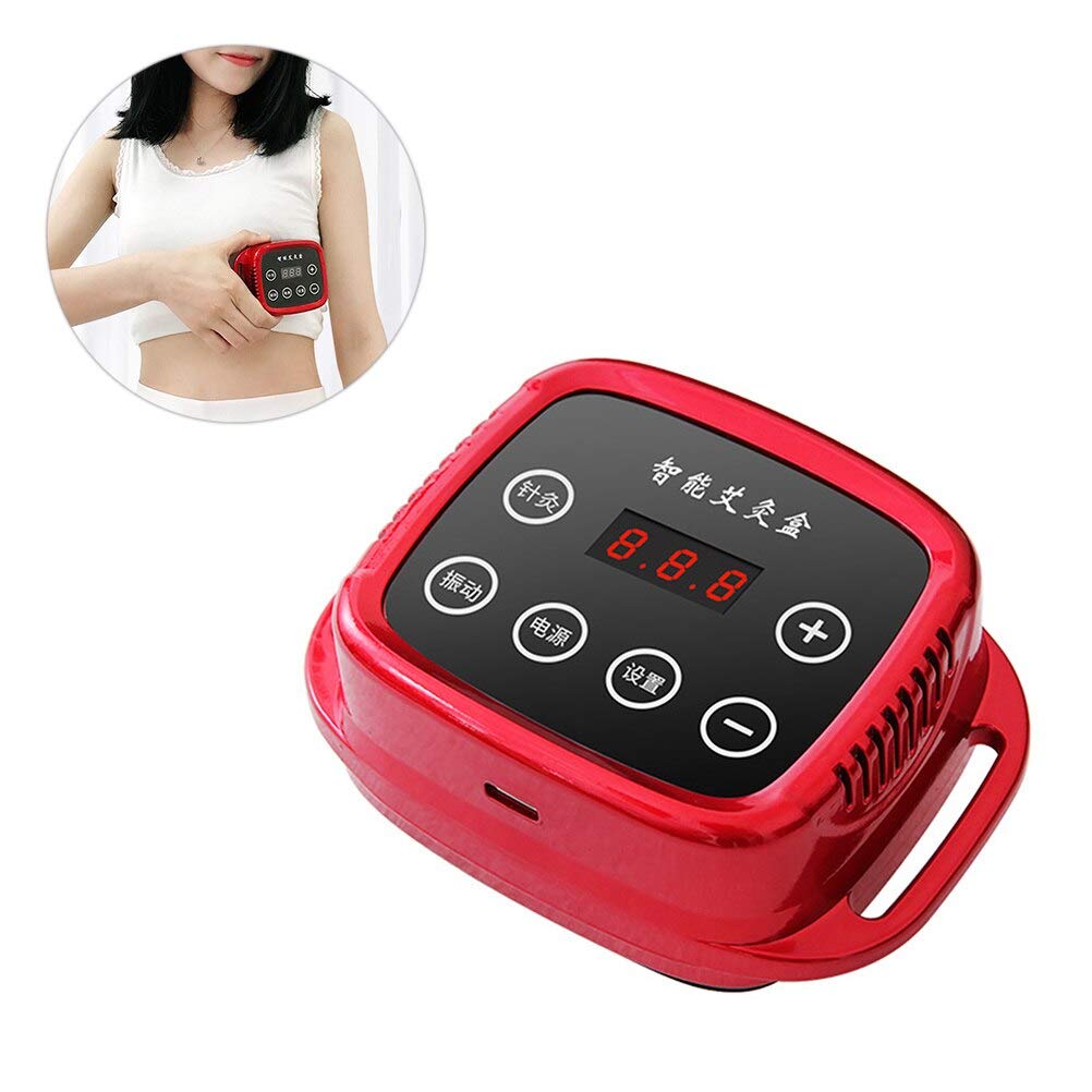 Intelligent Smokeless Moxibustion Box - Electronic Moxa Massager & Burner for Pain Relief & Acupuncture Therapy | Perfect for Home Use, Relaxation & Traditional Chinese Medicine Treatments