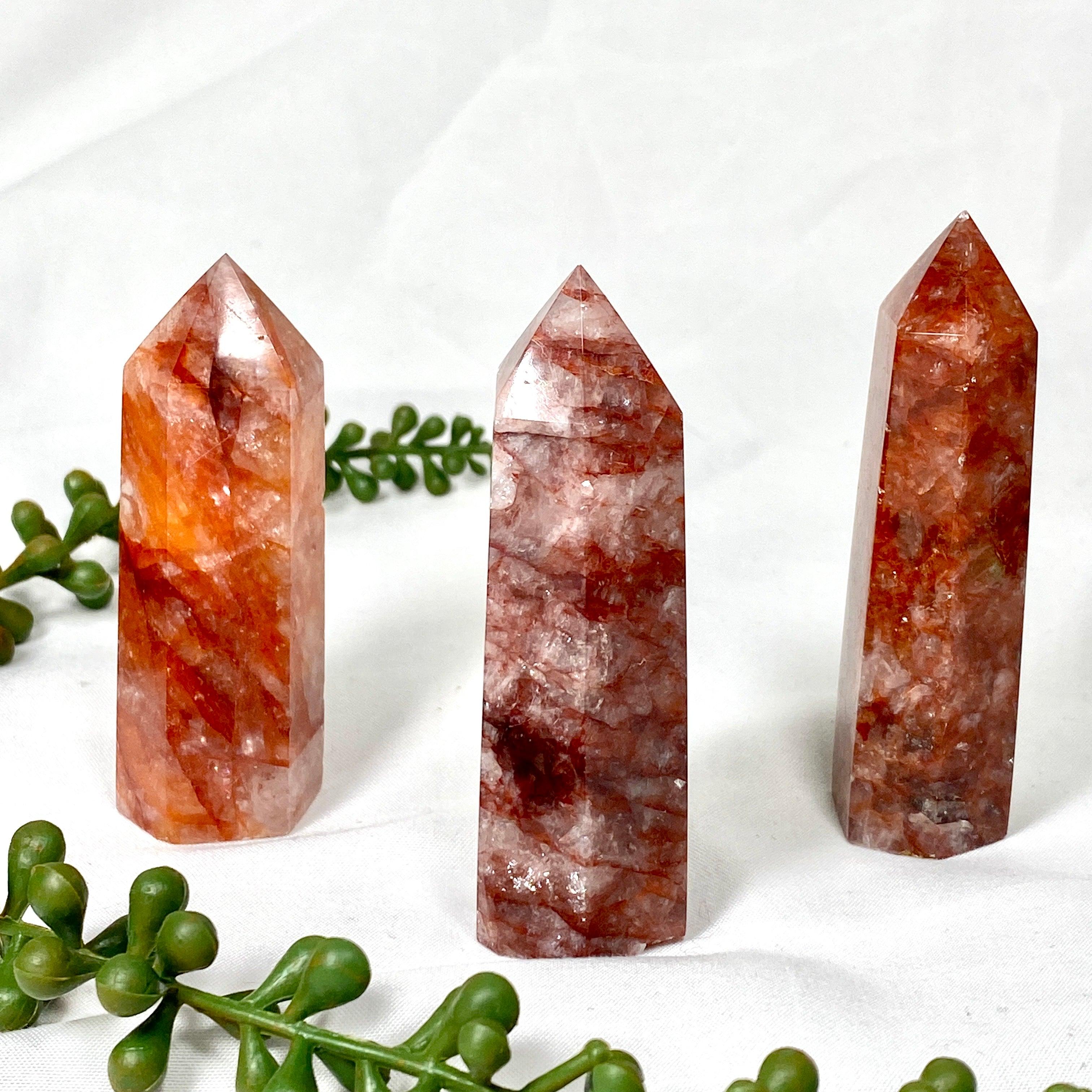75-100g Fire Quartz Generator (FQG-85) - High-Quality Energy Crystal for Meditation, Healing & Home Decor