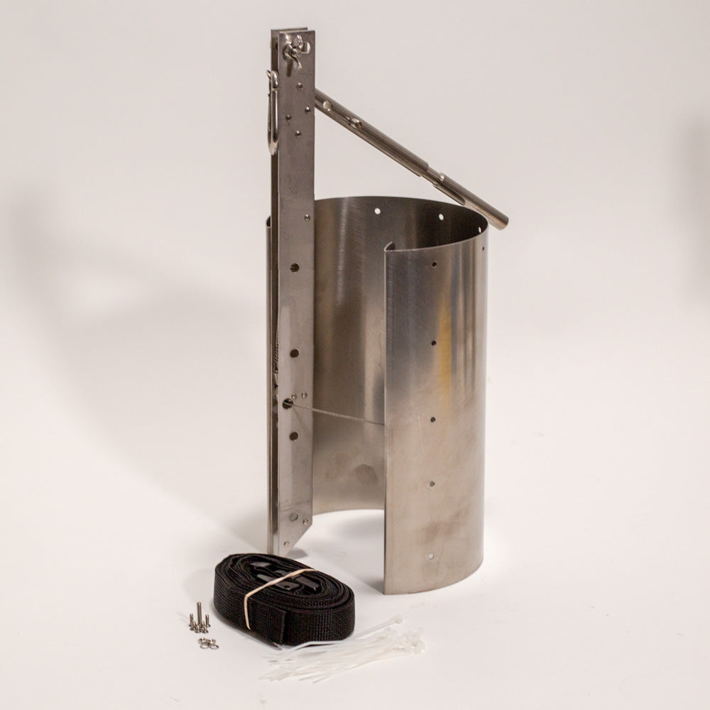 6 Inch Pipe Mounting Ring - Heavy Duty Street Level Installation Tool for Secure Pipe Connections | Perfect for Plumbing, Construction & Utility Work