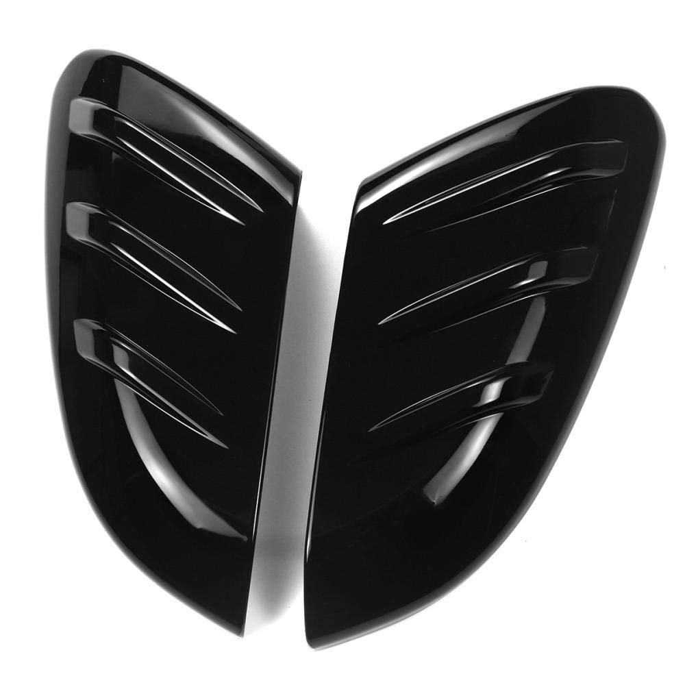 2PCS Glossy Black Car Side Door Rear View Mirror Cover Caps for Honda Civic 2016-2020 | Durable ABS Plastic Mirror Add-On Accessories | Enhance Style & Protection for Daily Driving & Car Shows