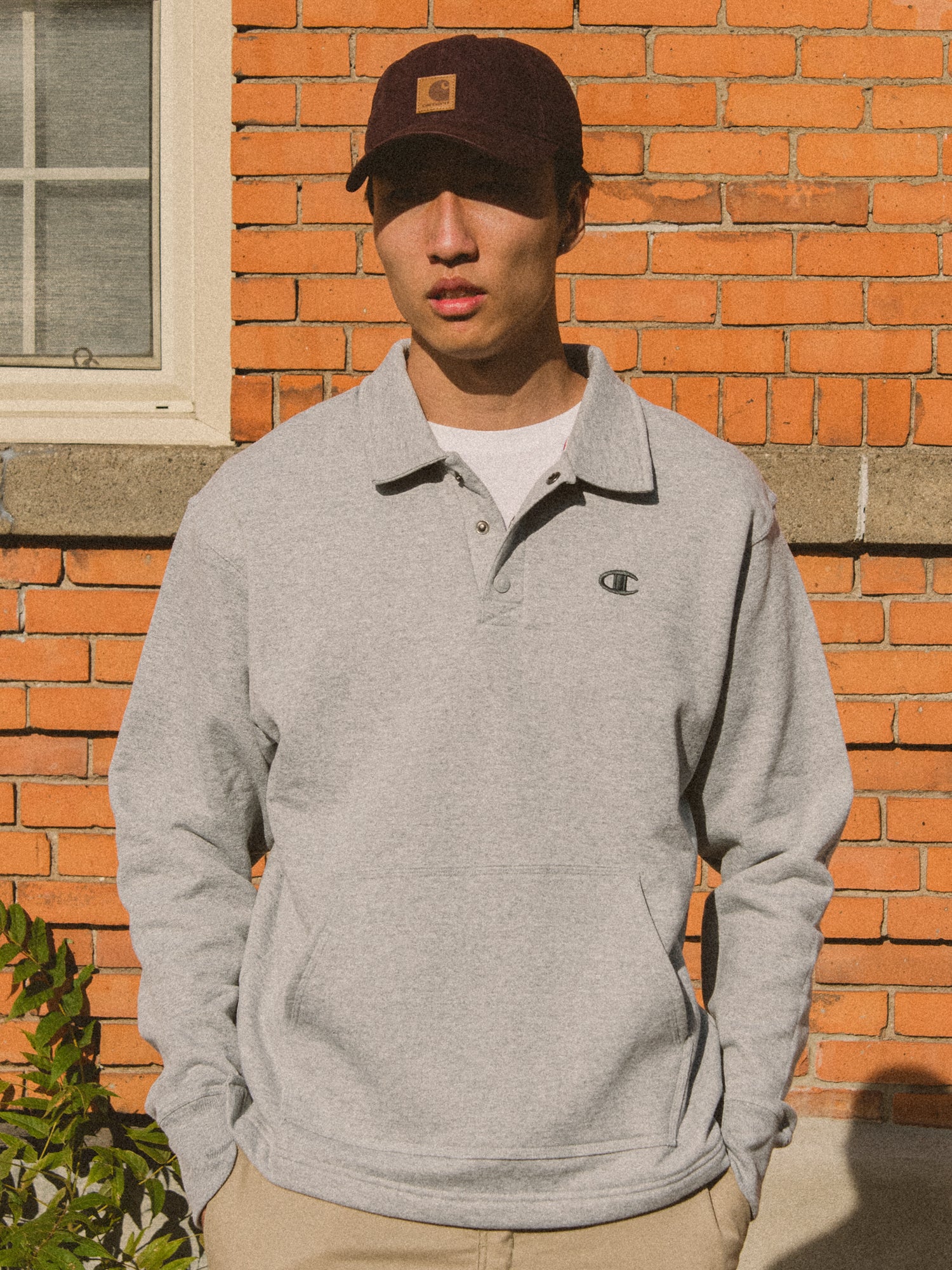 Champion Powerblend Open Hem Rugby Sweatshirt - Men's & Women's Casual Pullover for Sports & Streetwear | Gym, Workout, Lounge & Everyday Wear