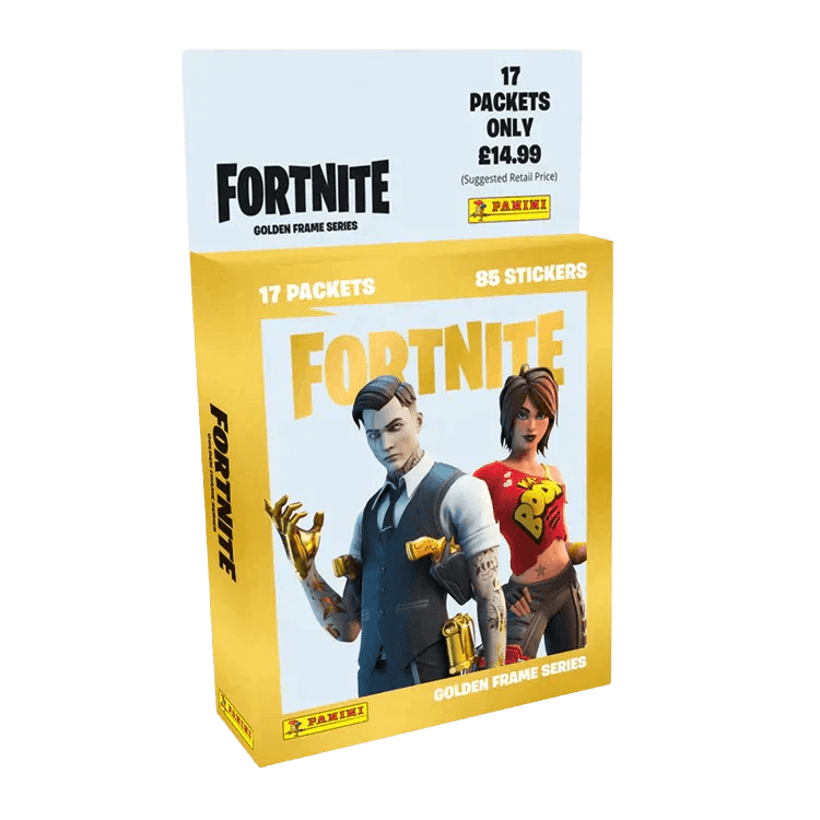 Fortnite Gold Frame Series Sticker Collection - 100+ Unique Decals for Gaming Laptops, Phones, Skateboards & Notebooks | Mega Multiset for Gamers & Fans