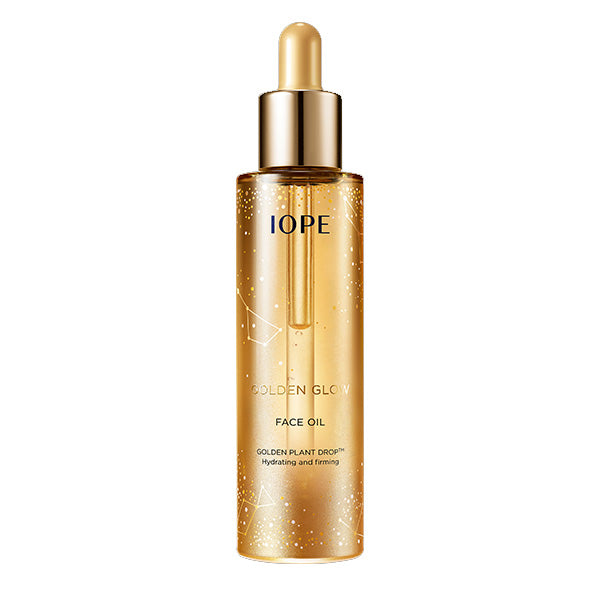 IOPE Golden Glow Face Oil - Hydrating & Brightening Facial Oil for Glowing Skin | Day & Night Moisturizer for Dry, Dull Skin | Perfect for Daily Skincare Routine & Special Occasions