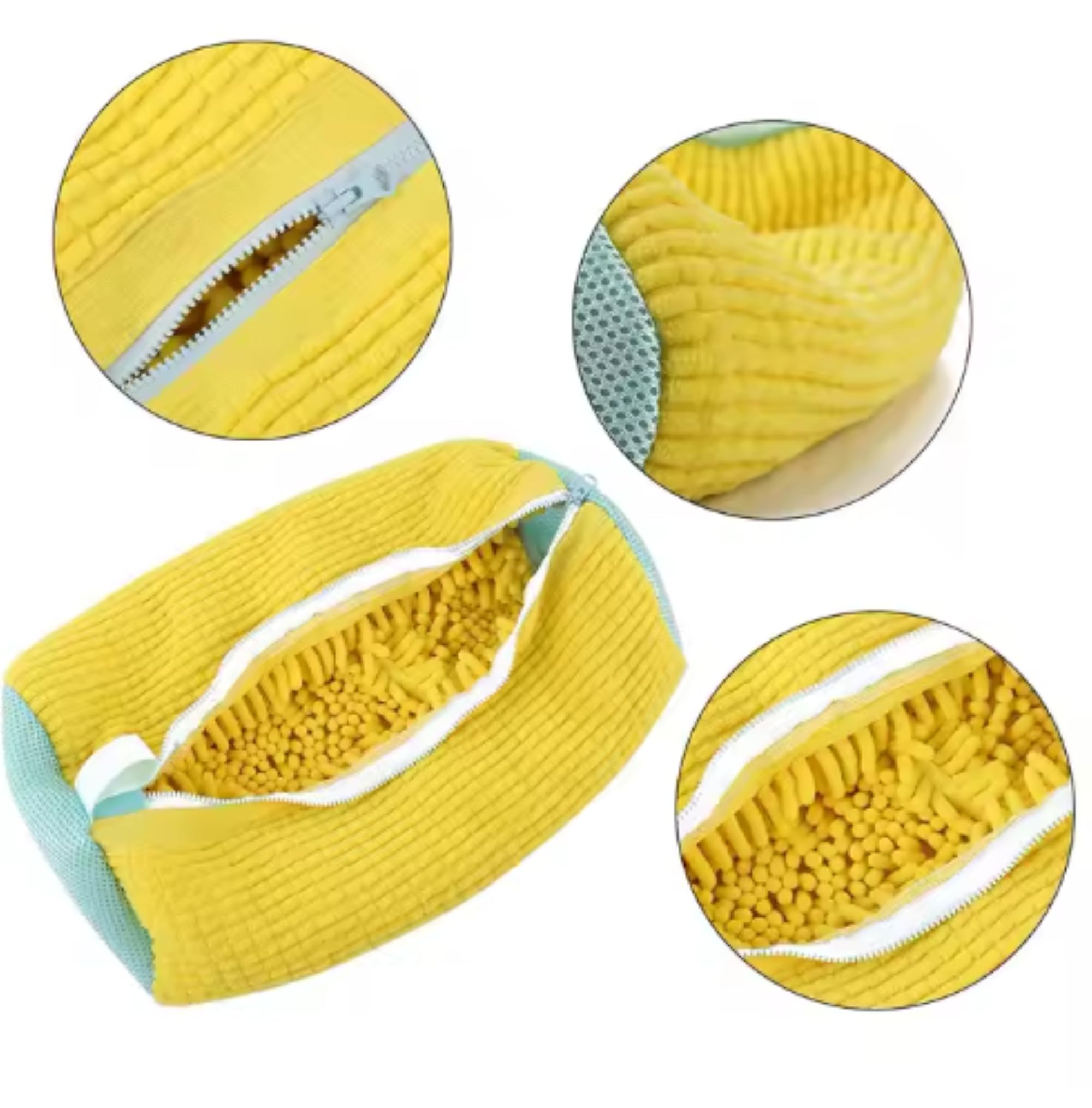 **Mesh Shoe Laundry Bag for Washing Machine - Durable Sneaker Wash Bag for Travel, Gym & Sports - Protect Shoes in Washer**