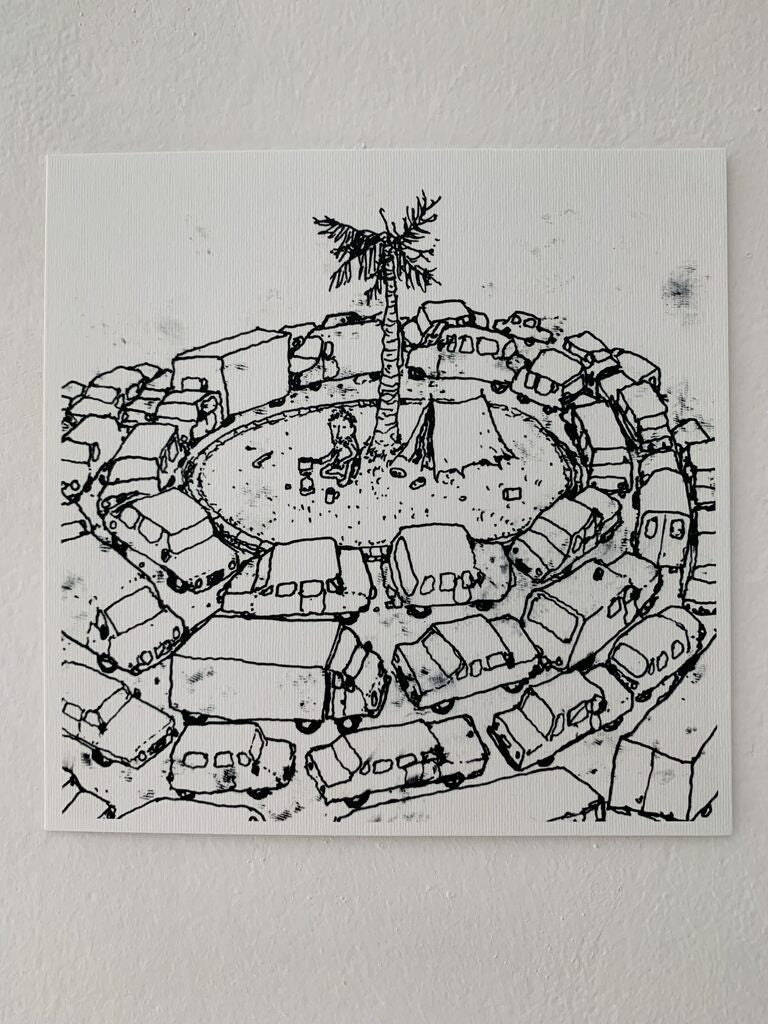 DRAN LOST IN PARADISE Hand Signed Limited Edition Art Print - Perfect for Home Decor, Office Wall Art & Gift Giving