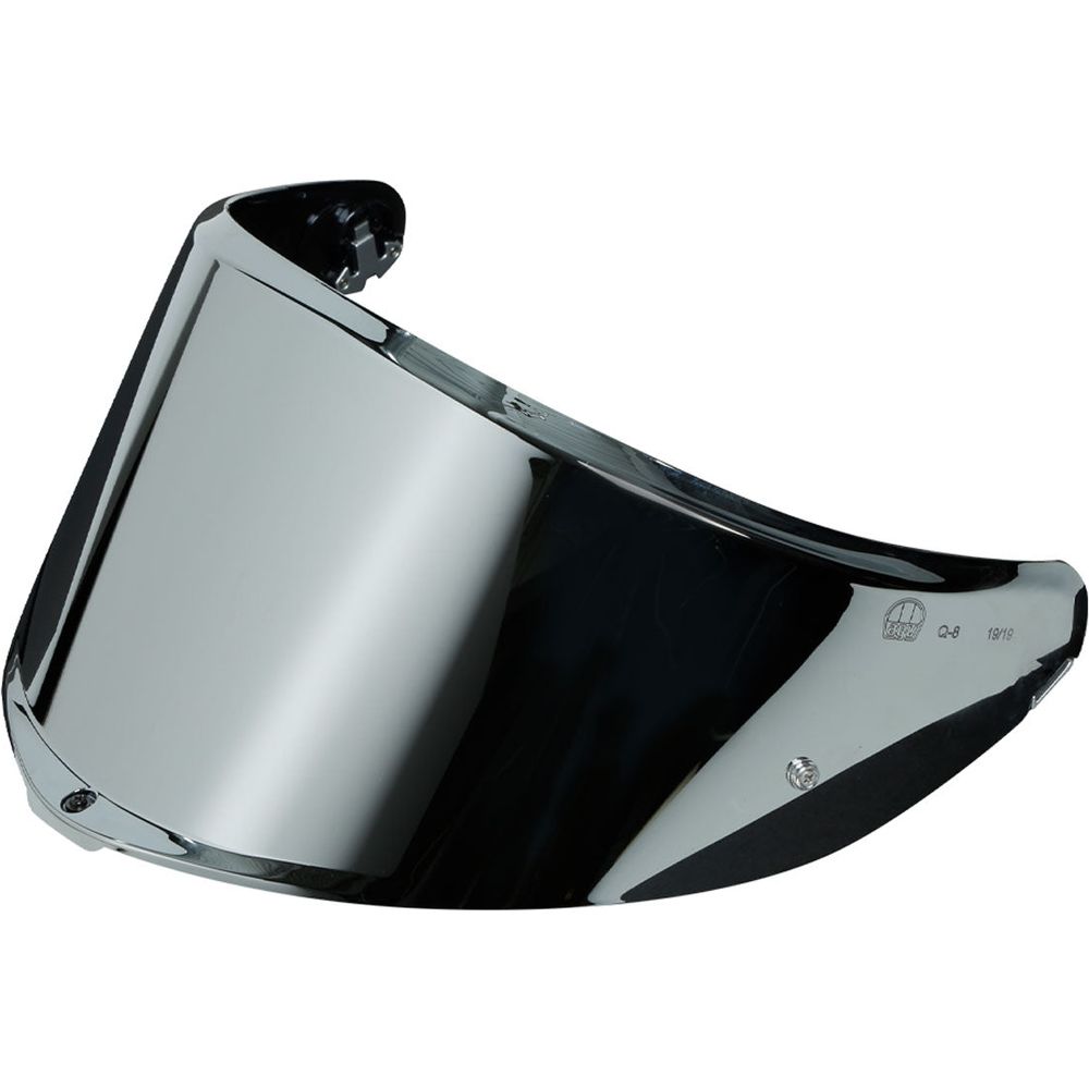 AGV SP1 K6 Max Vision Pinlock Ready Anti-Scratch Visor Iridium Silver - Motorcycle Helmet Shield for Clear Vision & UV Protection - Perfect for Racing, Touring & Daily Riding