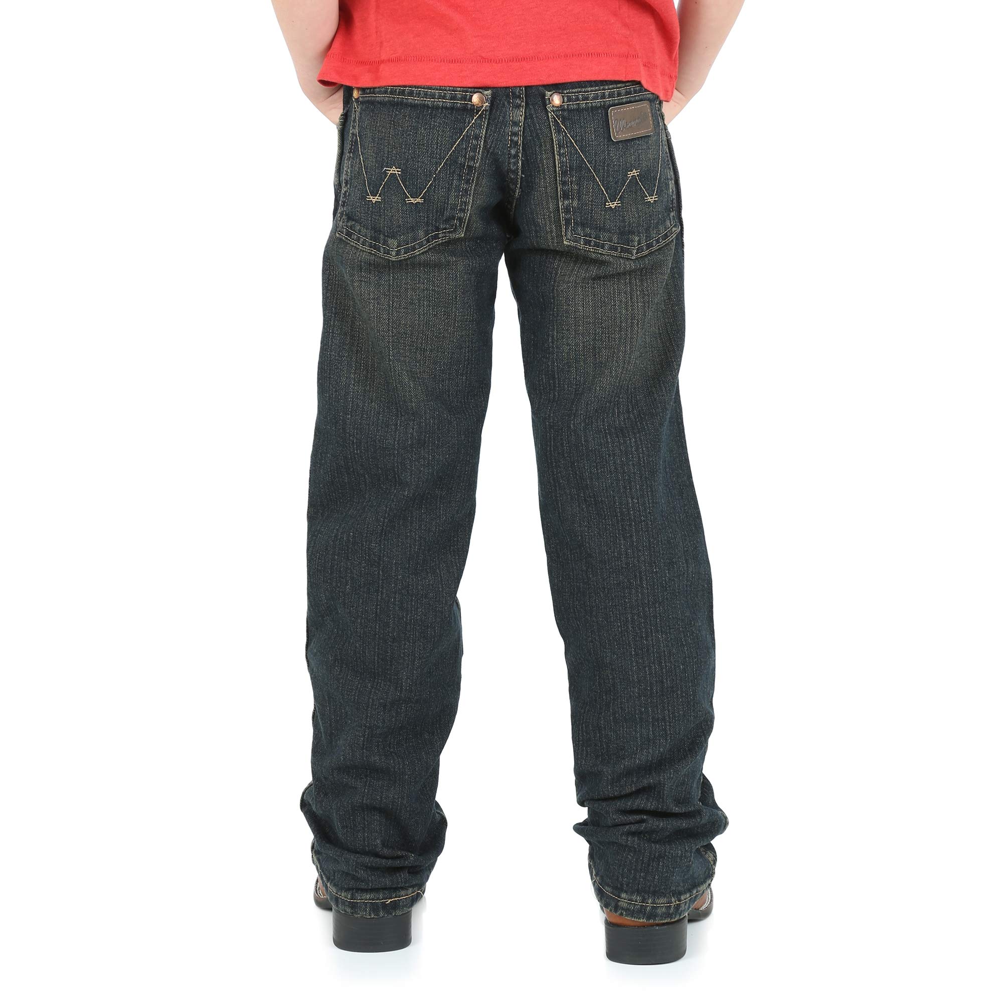 Wrangler Boys' Retro Straight Fit Jeans - Classic Denim Pants for Kids | School, Play & Everyday Wear