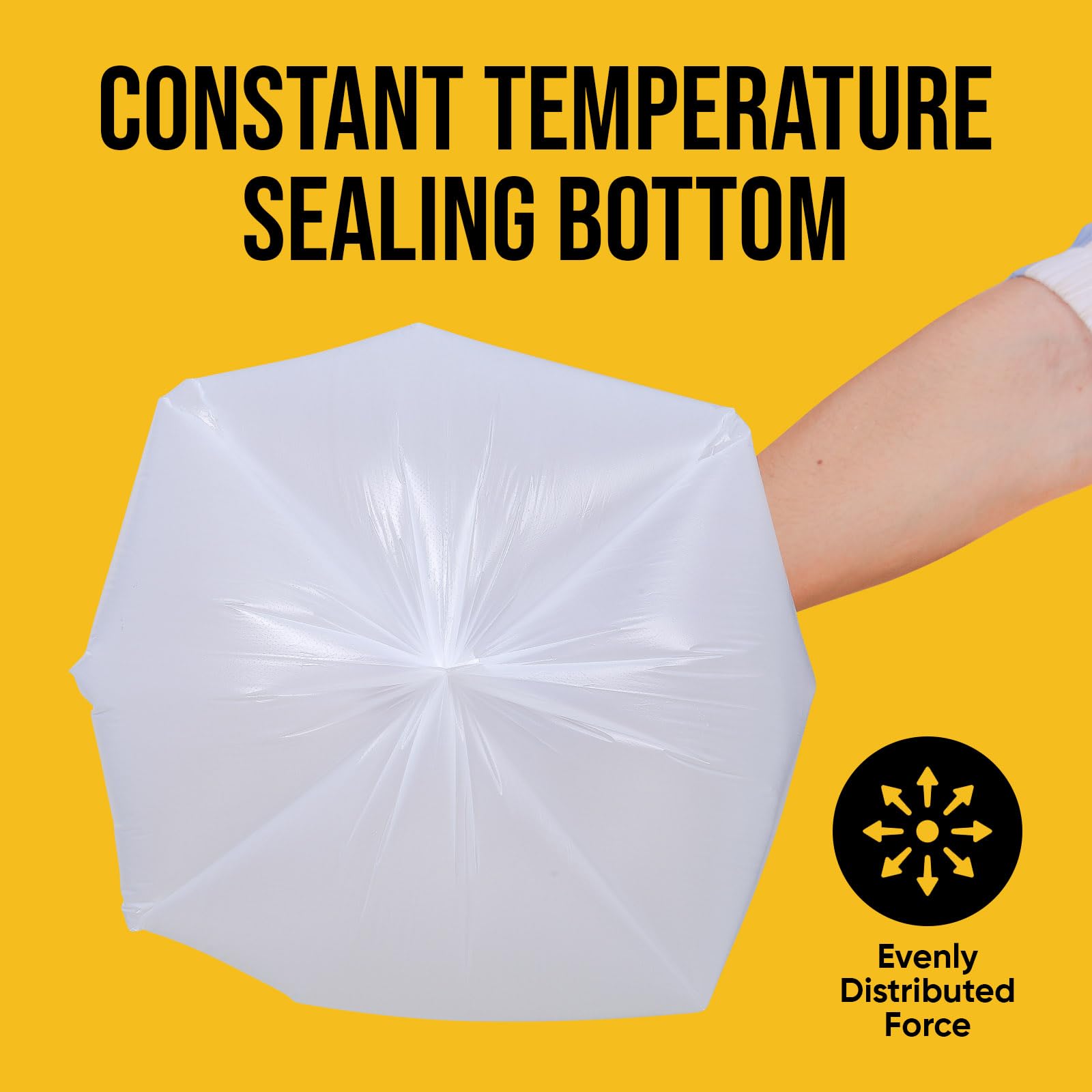 4 Gallon Small Trash Bags - 100 Count Thickened & Strong Trash Can Liners for Bathroom, Kitchen, Office | Unscented White Garbage Bags for Small Waste Bins & Compact Spaces