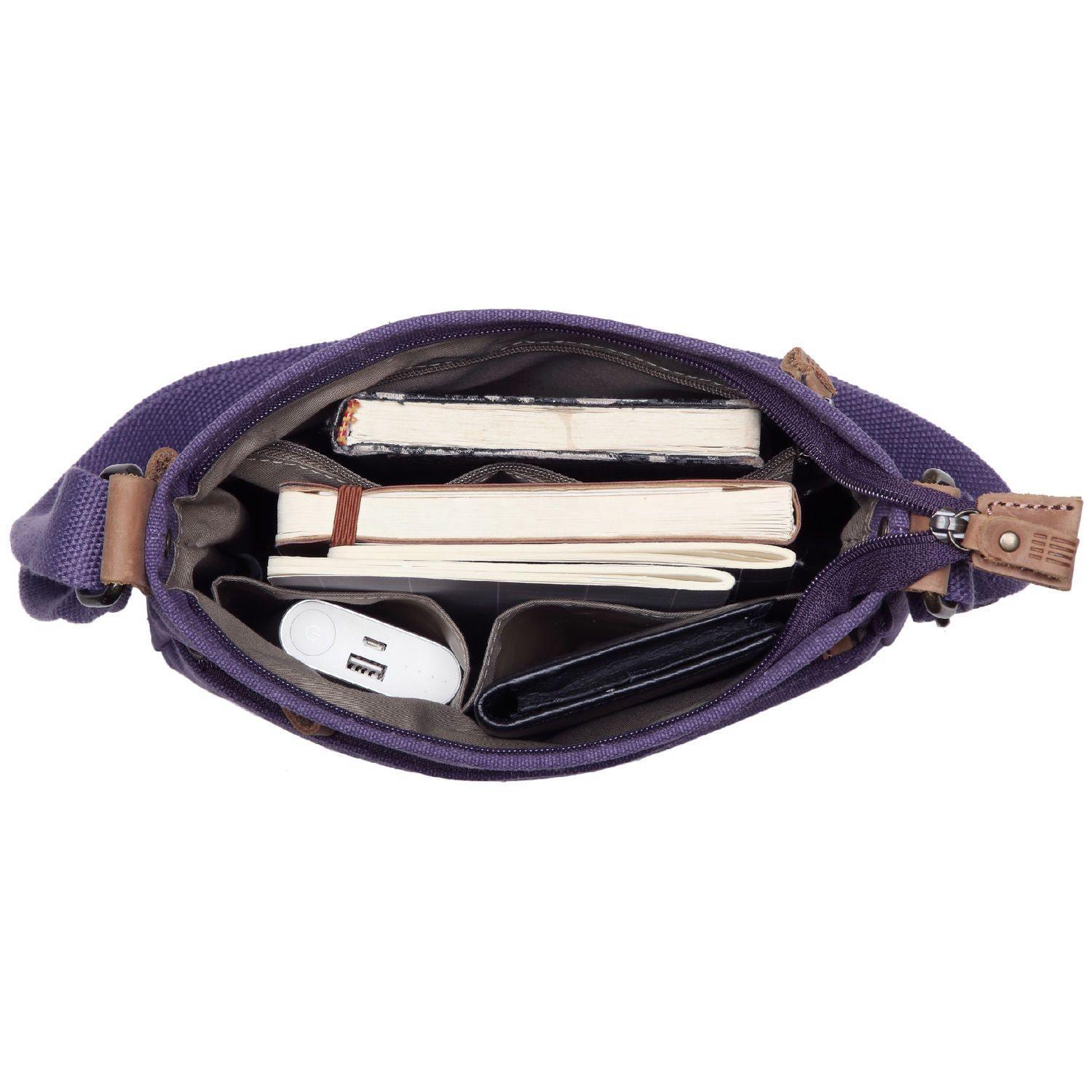 Troop London Classic Canvas Crossbody Bag for Men & Women - Stylish & Durable Shoulder Bag for Travel, Work & Everyday Use