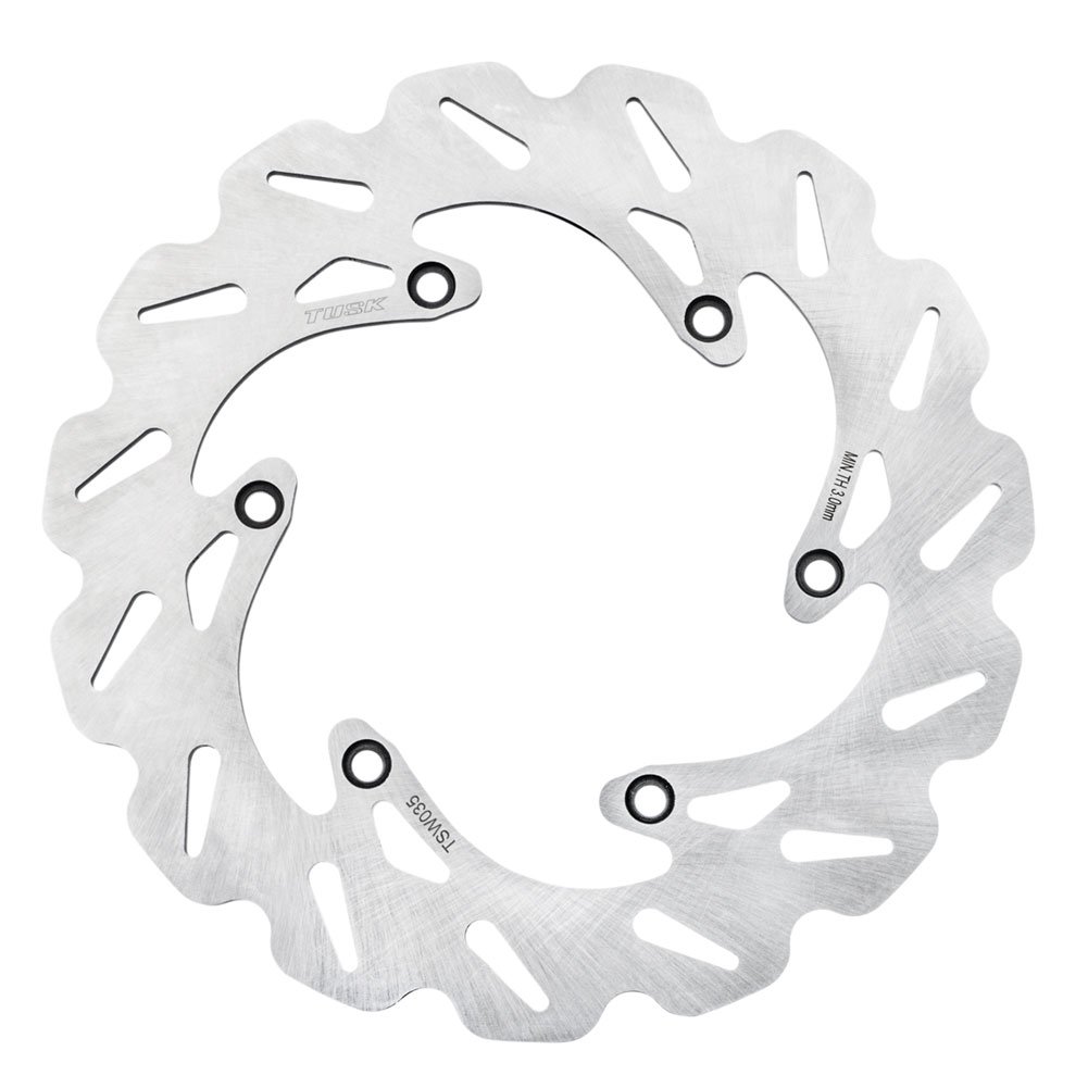 Tusk Stainless Steel Typhoon Brake Rotor - Rear Fit for Husqvarna TC 85 19/16 (2021-2025) | Durable Motorcycle Disc Brake for Off-Road & Motocross Racing