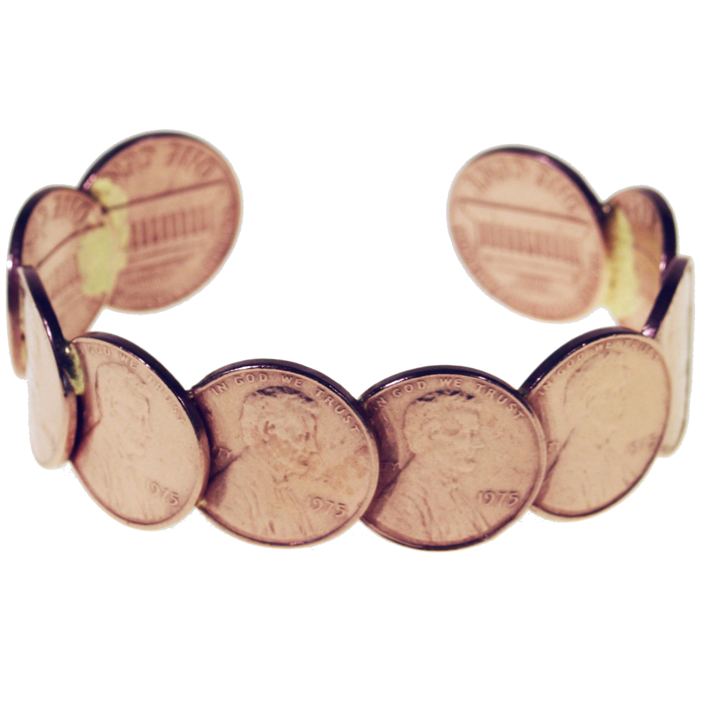 Copper Penny Bracelet for Women - Vintage Coin Jewelry, Adjustable Wrap Bracelet for Boho Style - Perfect for Layering, Gift Giving & Everyday Wear